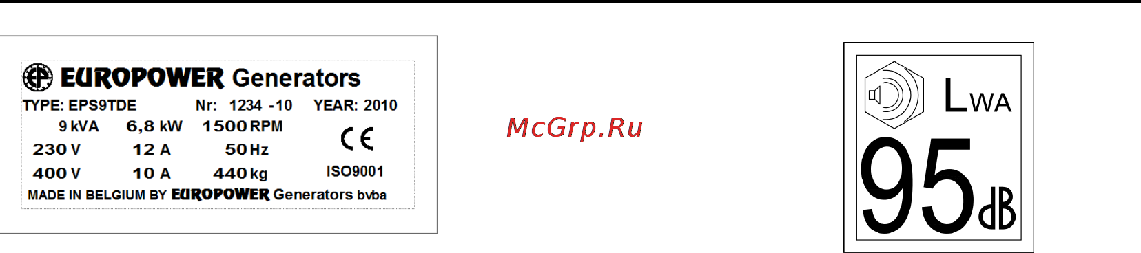 Europower EPS 14 TDE [3/30] Europower руководство для пользователя www europowergenerators com