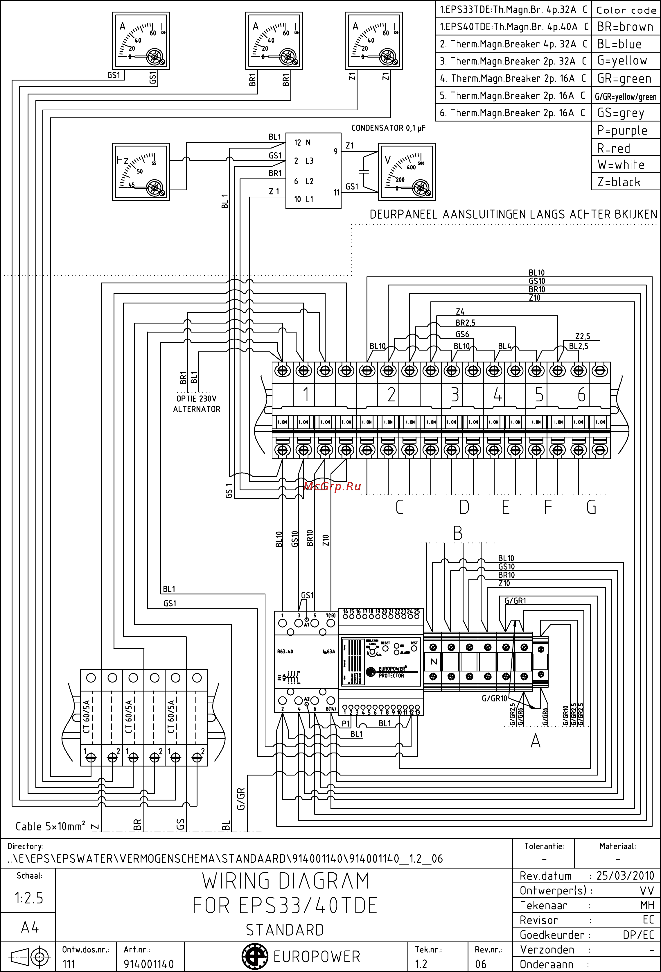Europower EPS 33 TDE Руководство пользователя онлайн [22/24] 123337