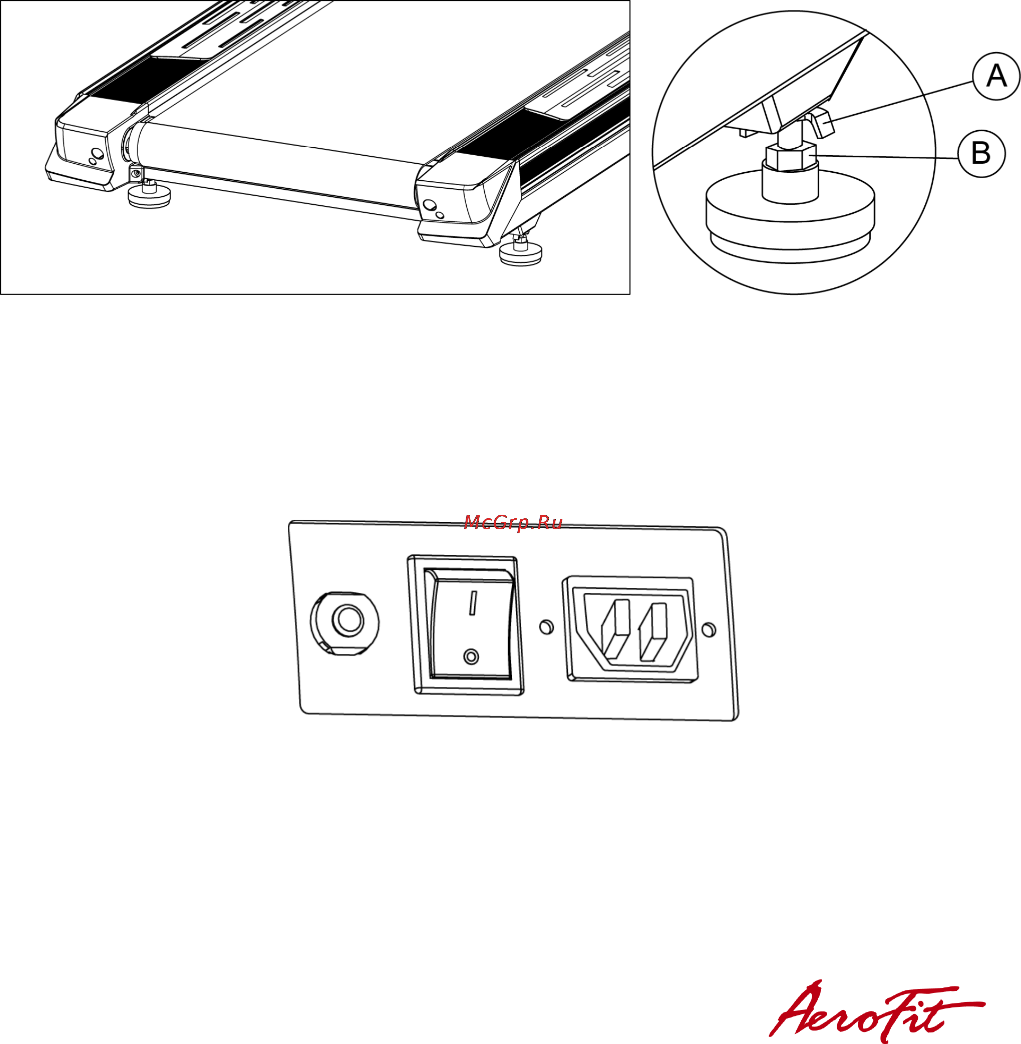 Aerofit 8700TM 10LCD [12/40] Настройка компенсатора неровности пола