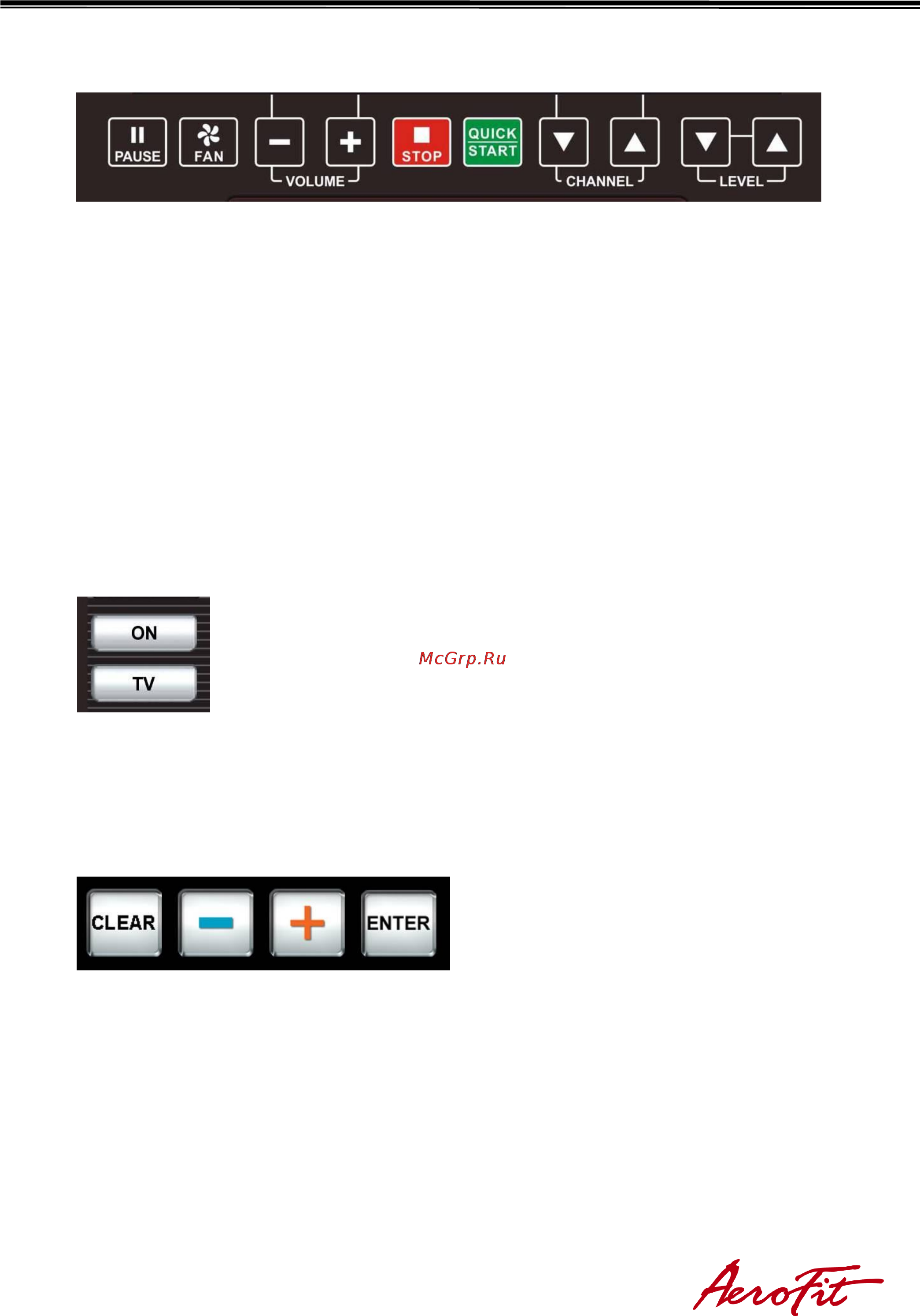 Aerofit 9900E 10LCD [11/34] Iii функции кнопок действующая кнопка издает один звук