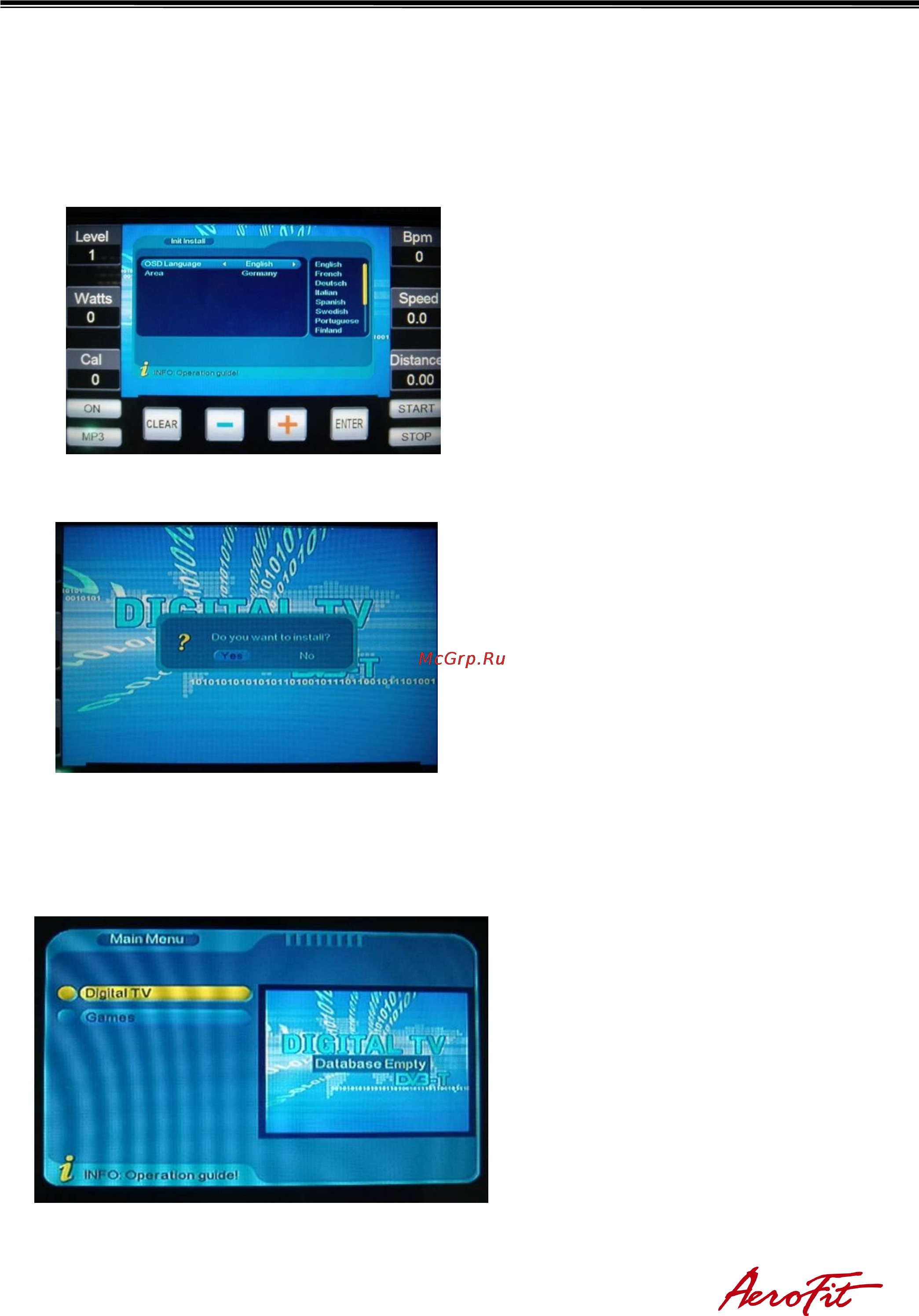 Aerofit 8800E 10LCD Руководство по эксплуатации онлайн [32/34] 123353