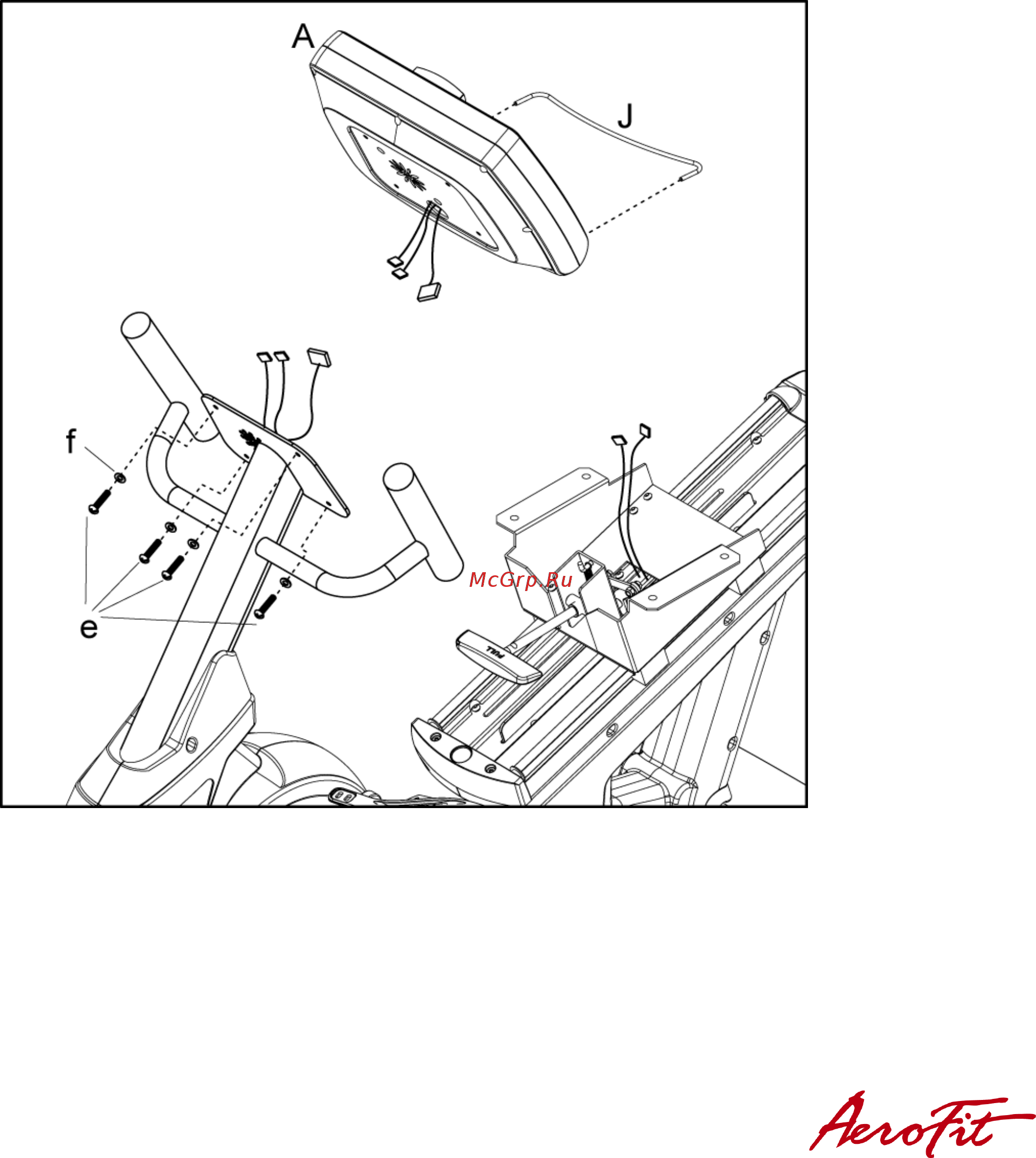 Aerofit Велотренажер 9900R Руководство по эксплуатации онлайн [10/29] 297030