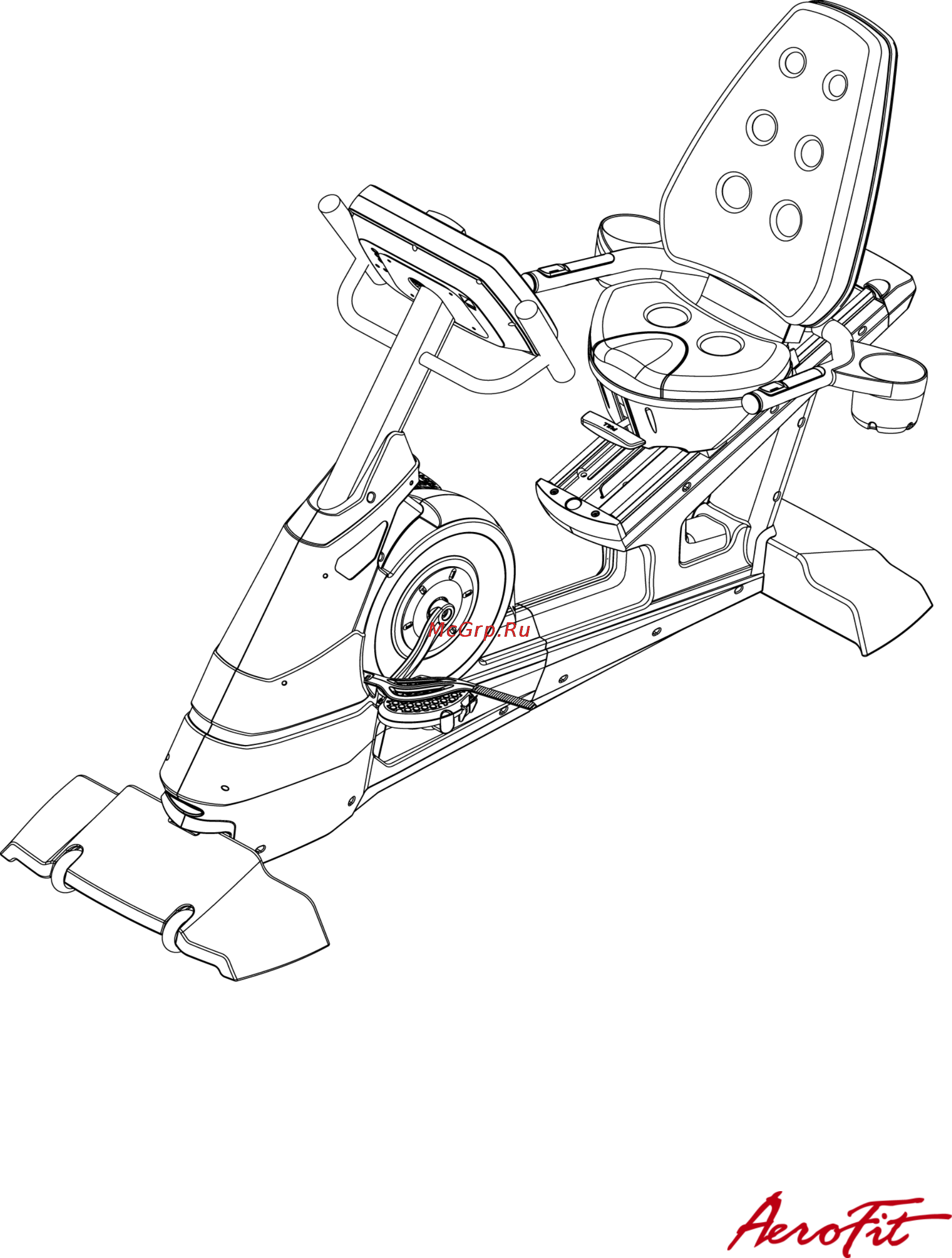 Aerofit 9500R 7LCD Руководство по эксплуатации онлайн