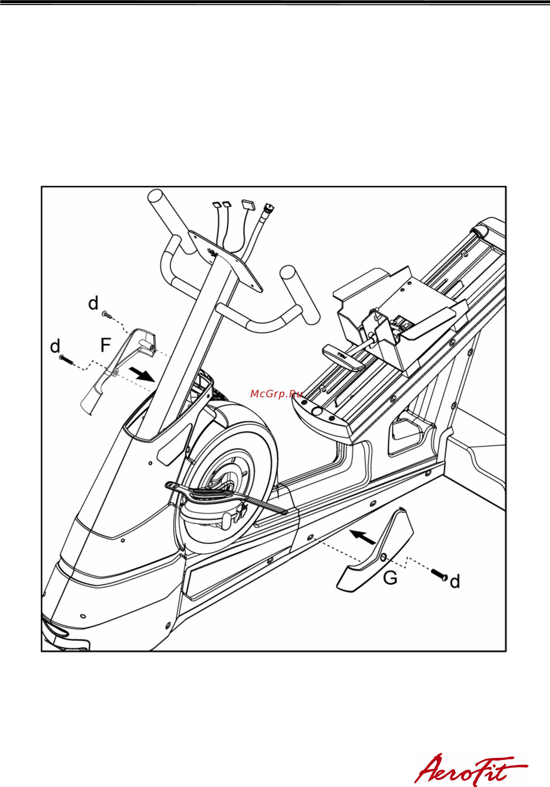 Aerofit Велотренажер 9900R 10 LCD Руководство по эксплуатации онлайн [9/38] 297034