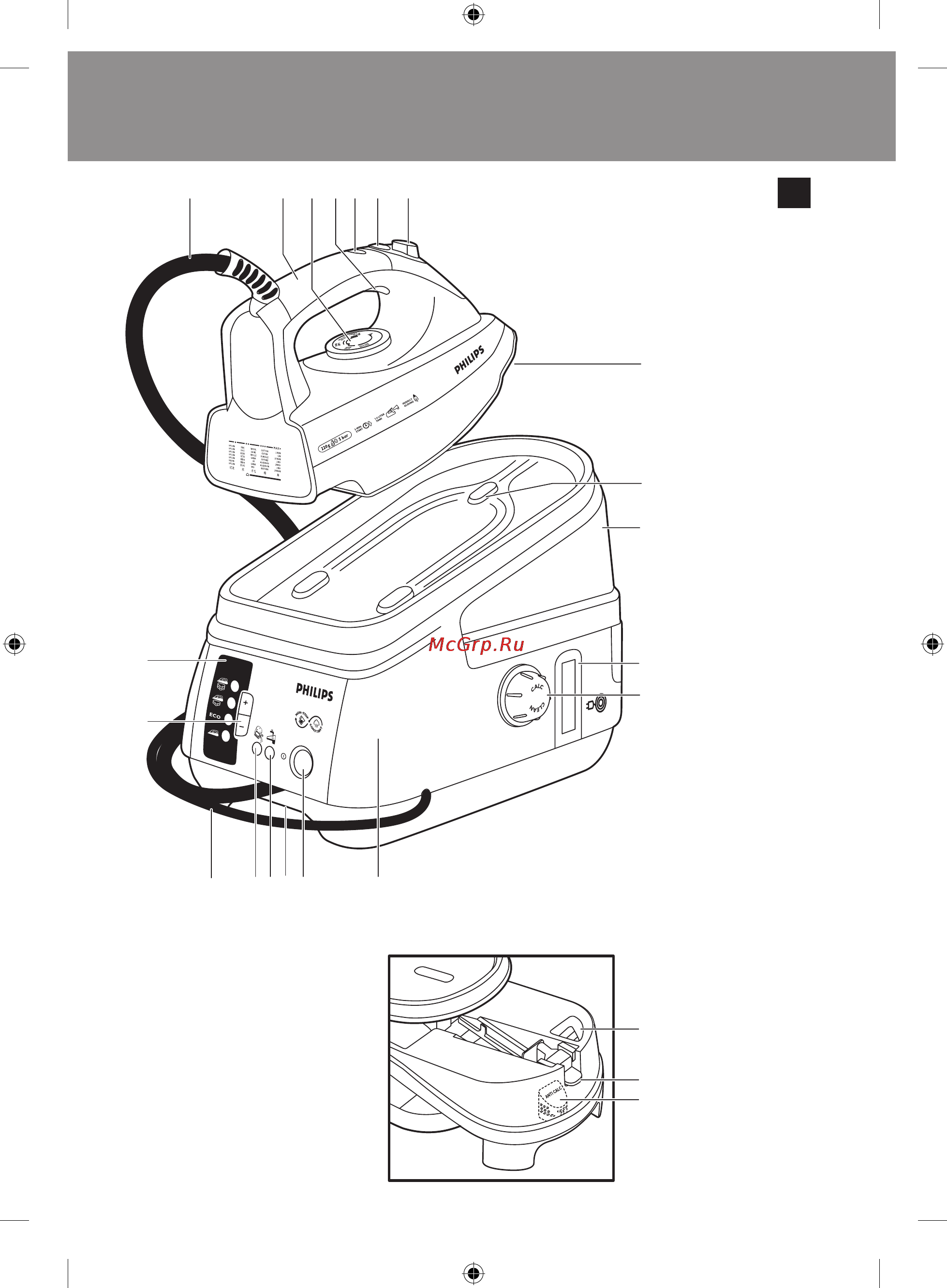 Philips GC 8375 User manual онлайн [3/120] 123396