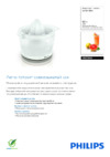 Philips HR 2738 Брошюра