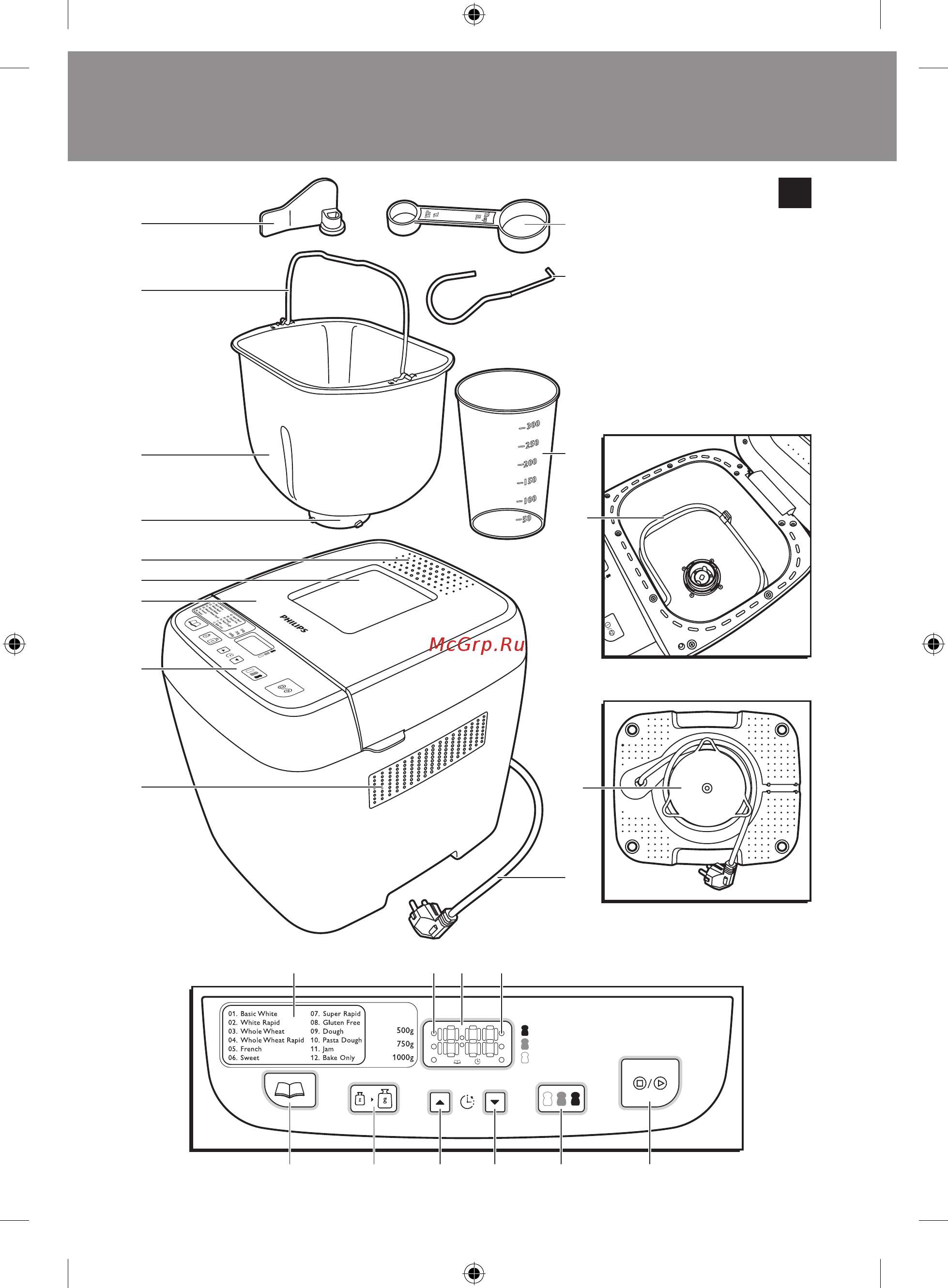 Philips VIVA COLLECTION HD9020/40 Руководство пользователя онлайн [3/152] 297624