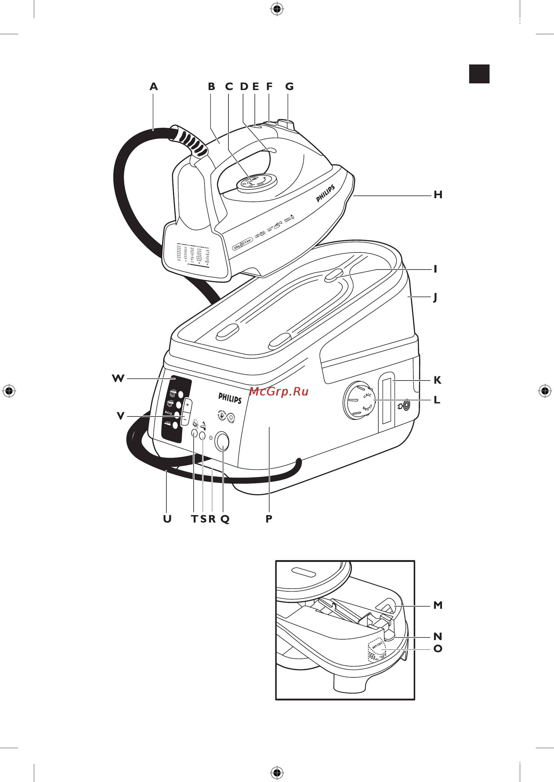 Philips GC 8328 Руководство пользователя онлайн [3/144] 123464