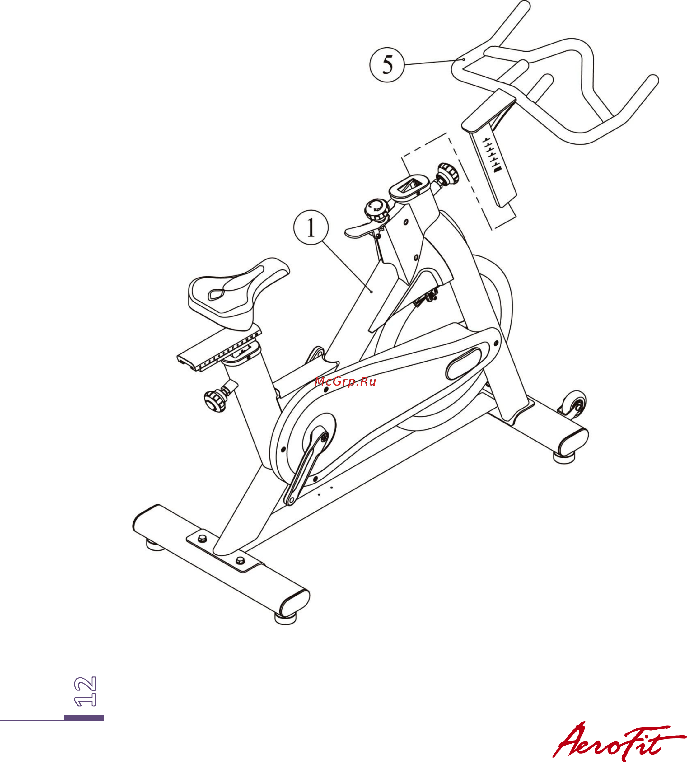 Aerofit PS300D [12/16] Сборка