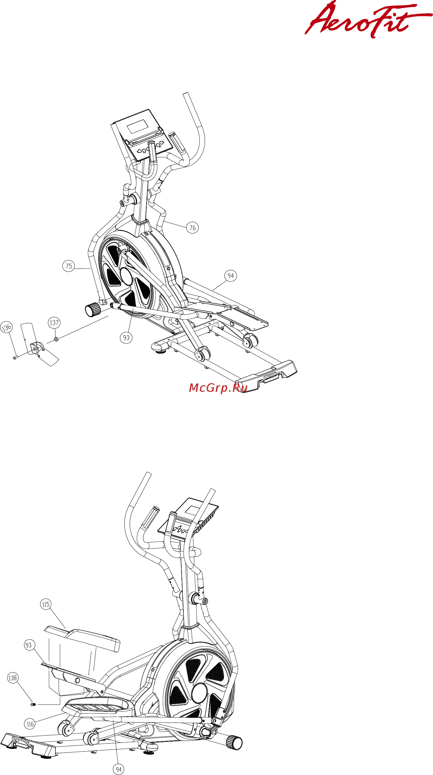 Aerofit MAXFIT EX6 [10/20] Инструкции по сборке