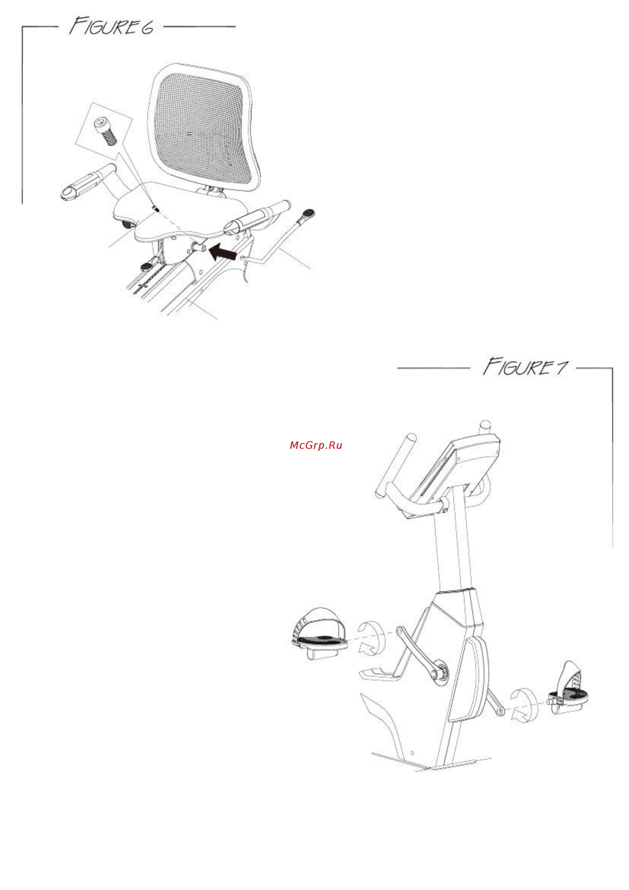 Aerofit RB300 [7/22] Шаг 7 установка педалей