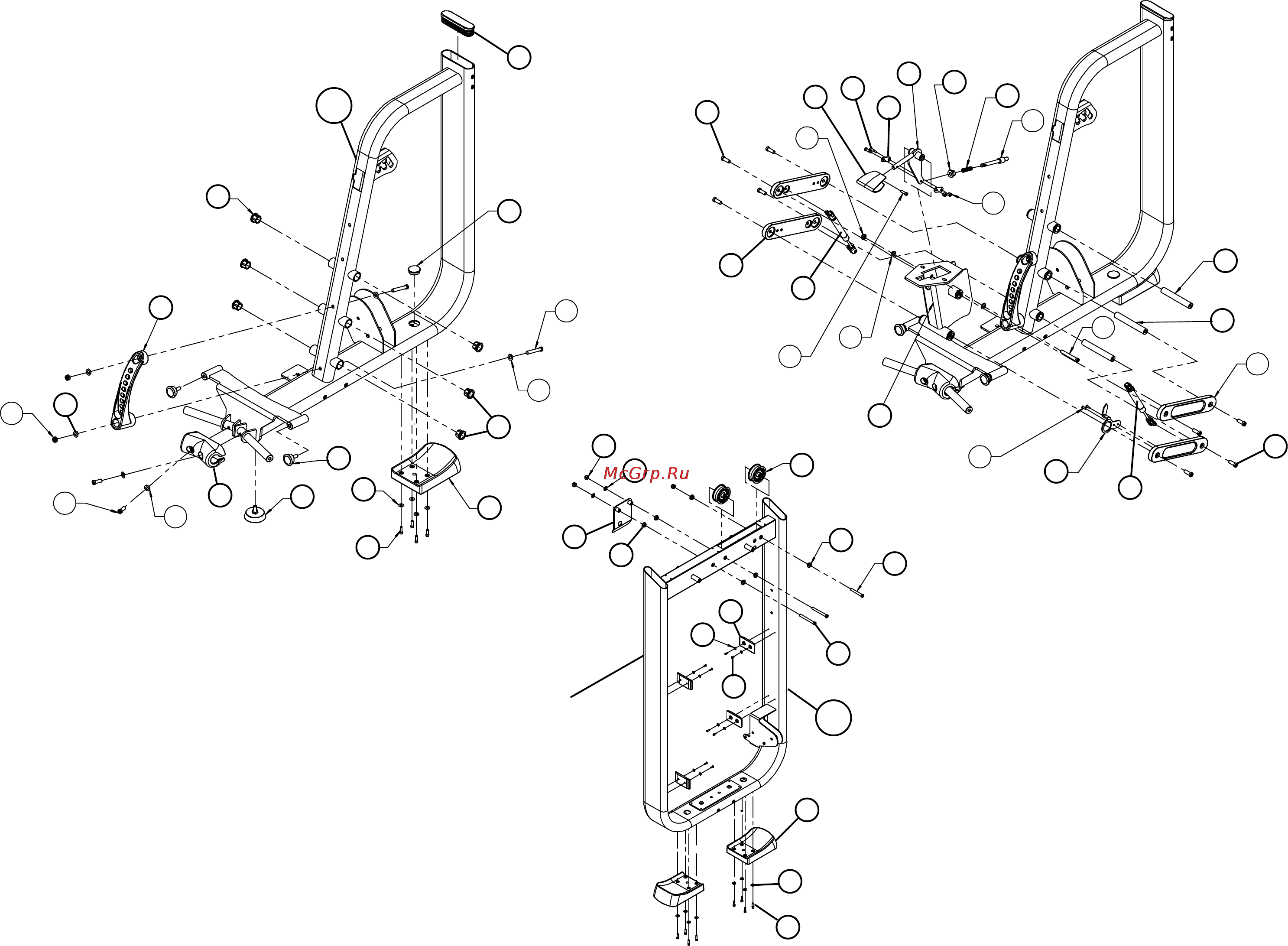 Inotec NL2 [8/9] 1 p n 5299201 d assembly cp main frame 1 1 p n 5299201 d assembly cp main frame 2