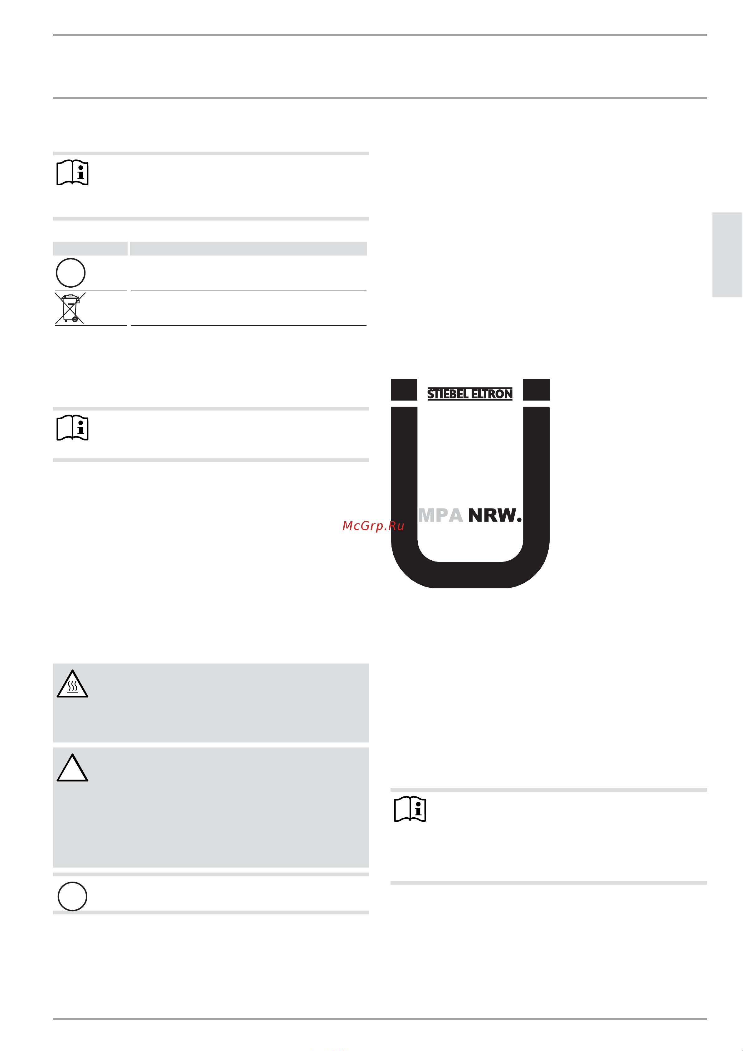 Stiebel Eltron HDB-E 18 Si [19/80] Safety