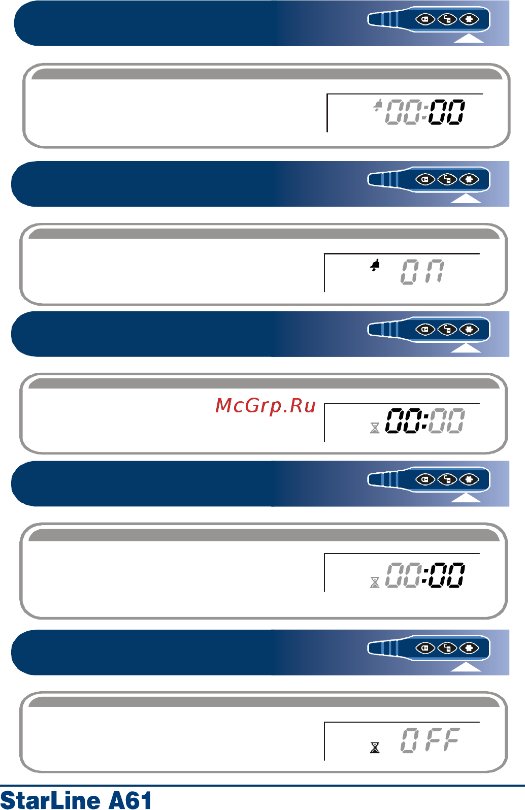 Starline A61 Dialog [17/68] Коротко нажмите кнопку 3