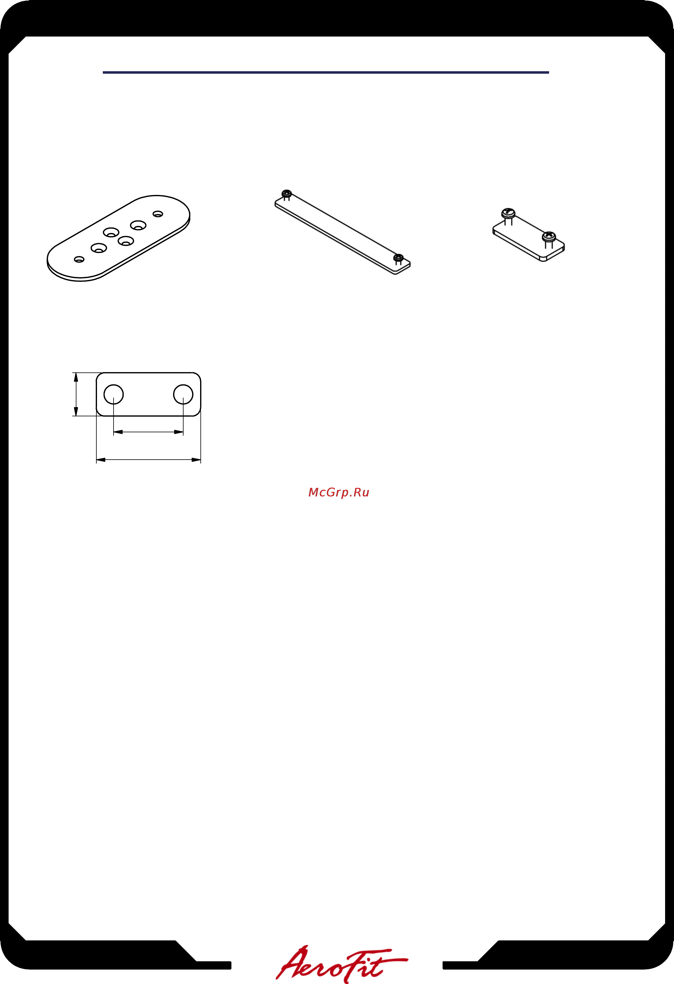 Aerofit MRM-1700 [12/25] Farme parts illustration sheet