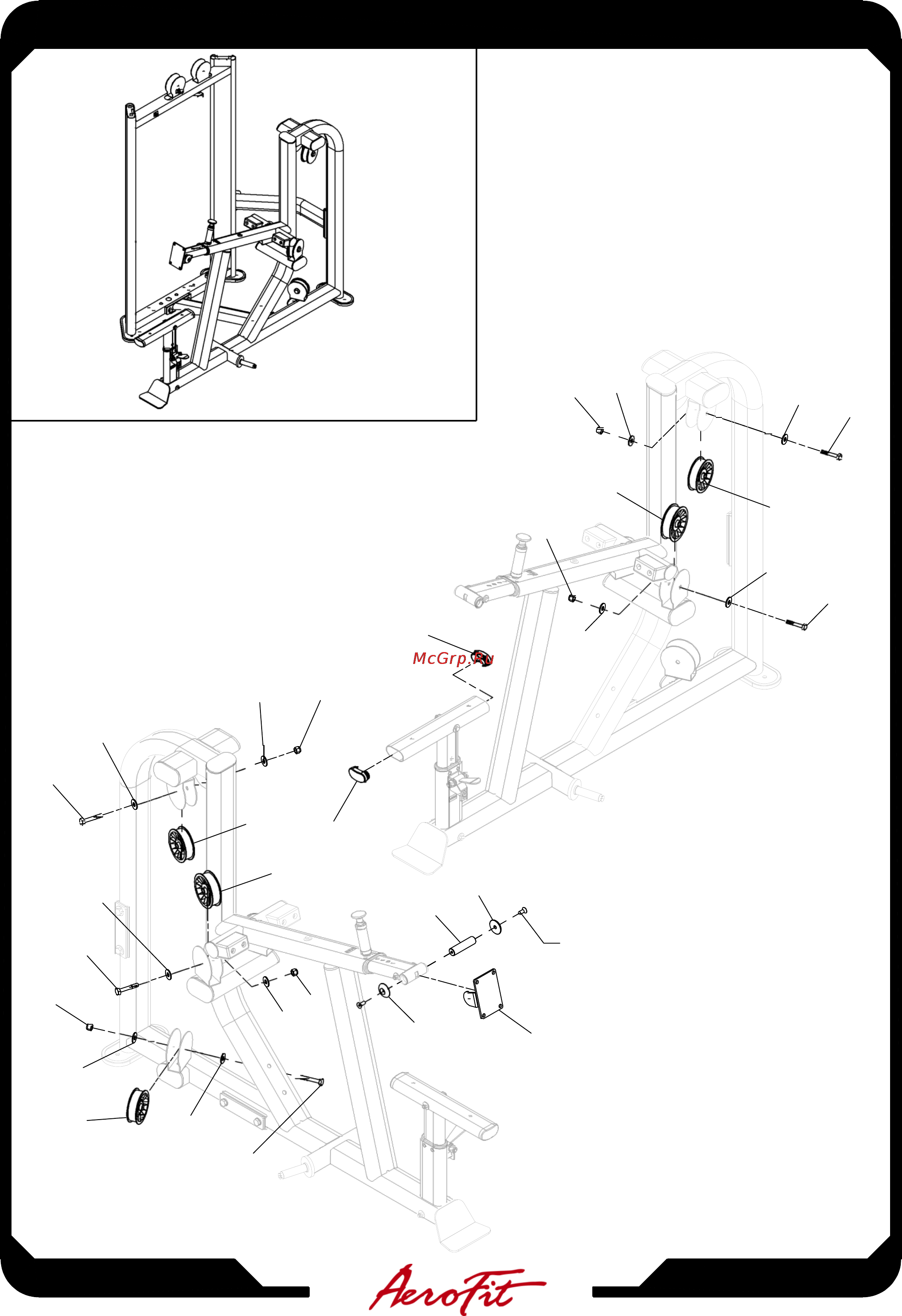 Aerofit MRM-1700 [15/25] Mrm 1700 assembly instructions