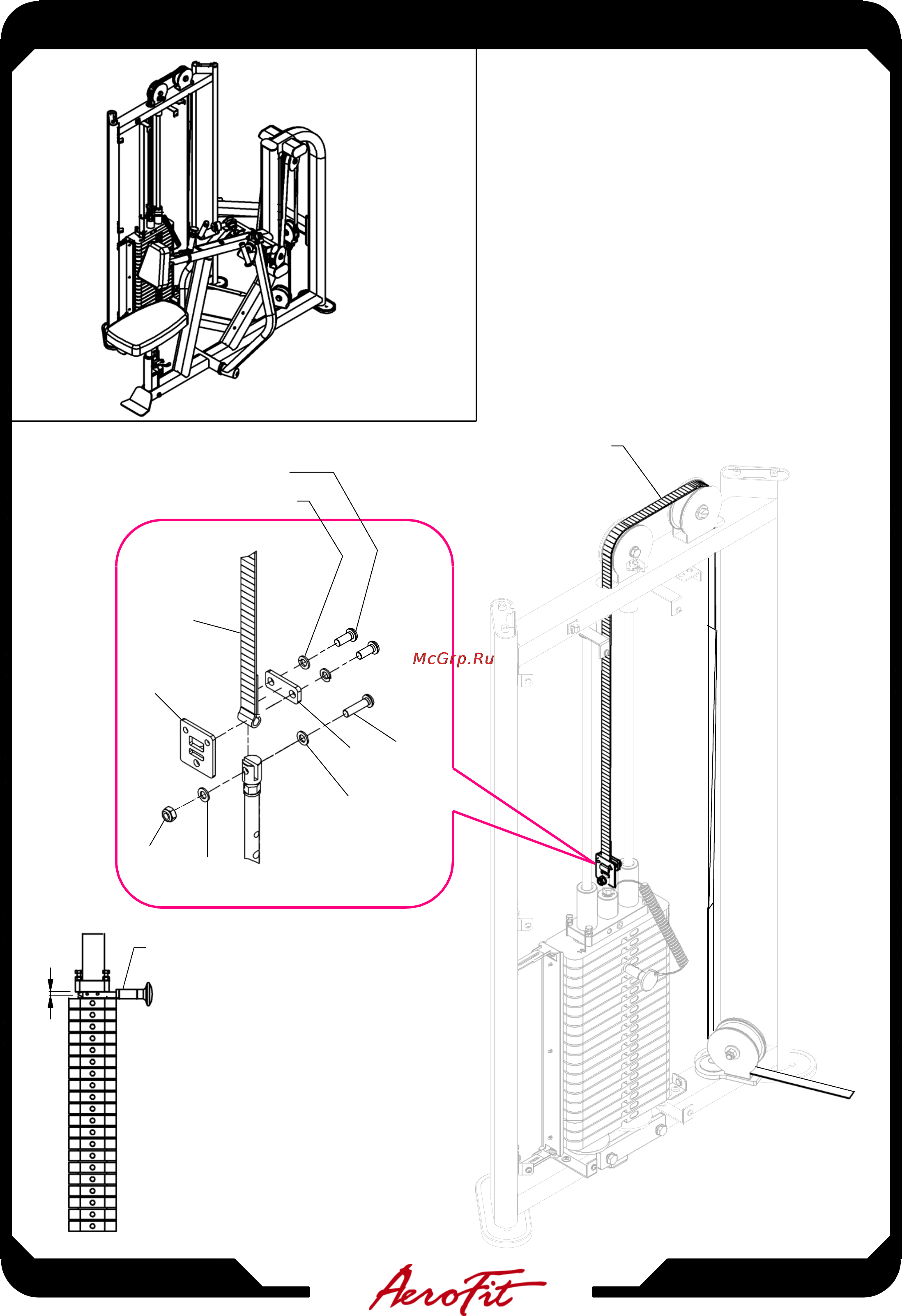 Aerofit MRM-1700 [21/25] Mrm1700 assembly instructions