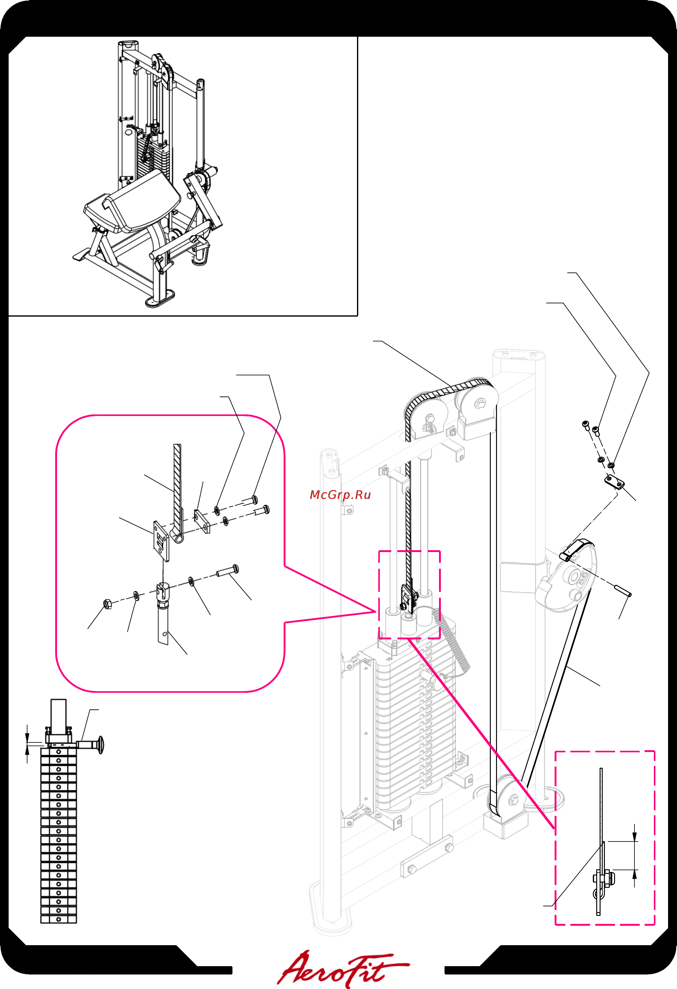 Aerofit MBC-600 [14/18] Mbc600 assembly instructions