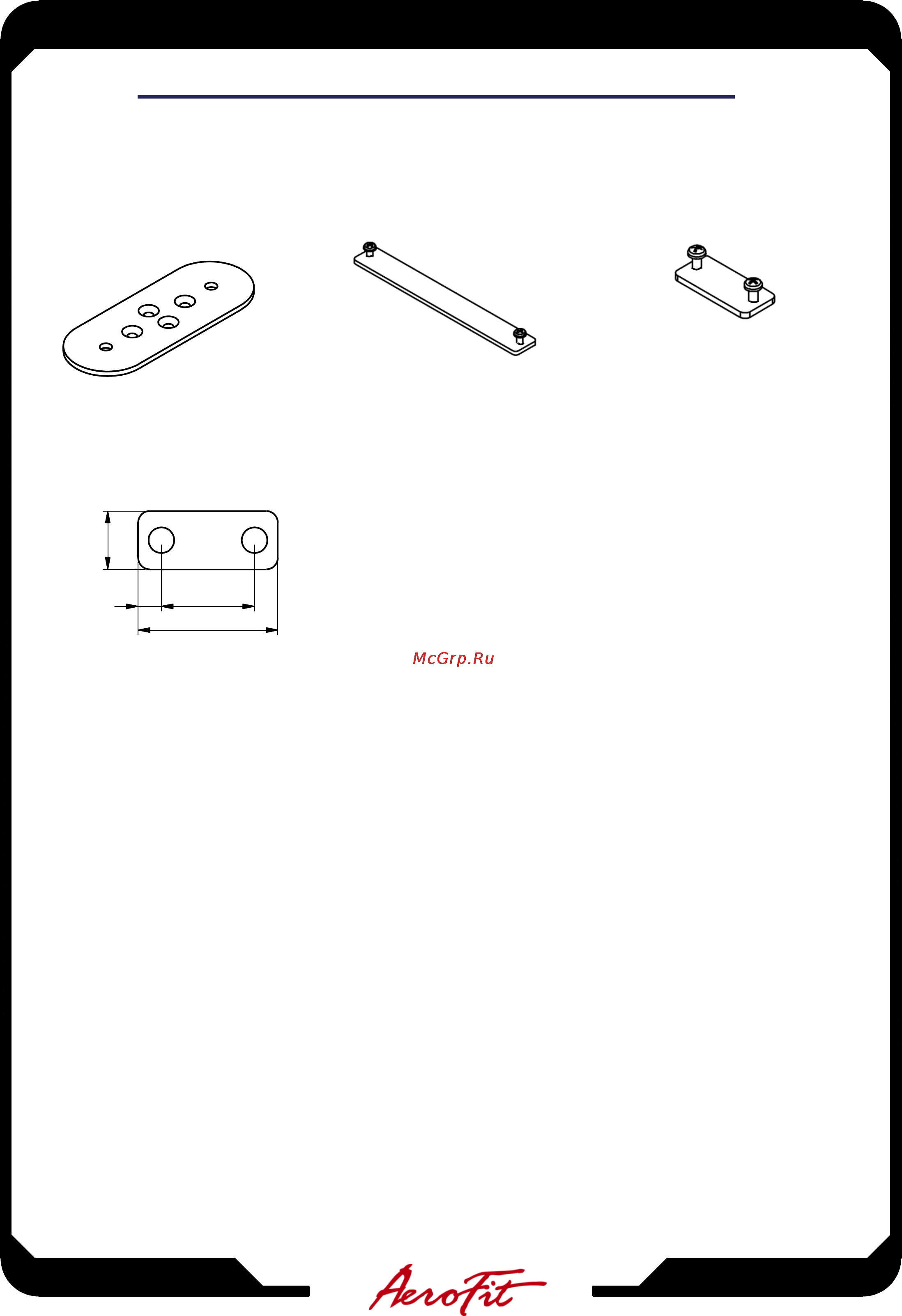 Aerofit MLC-400 [11/22] Farme parts illustration sheet