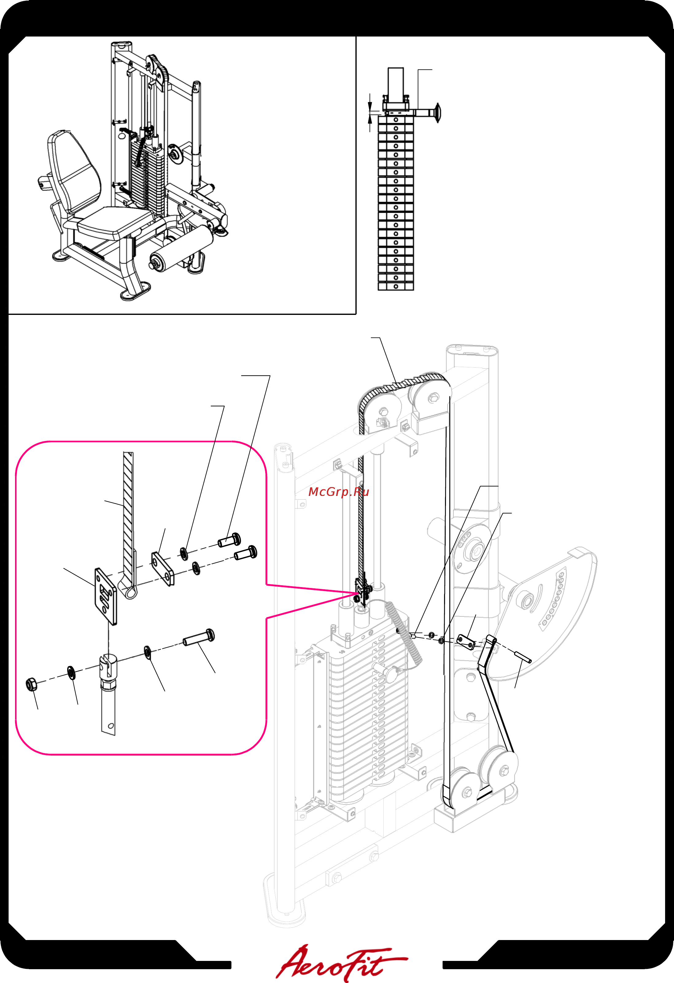 Aerofit MLC-400 [17/22] Mlc400 assembly instructions