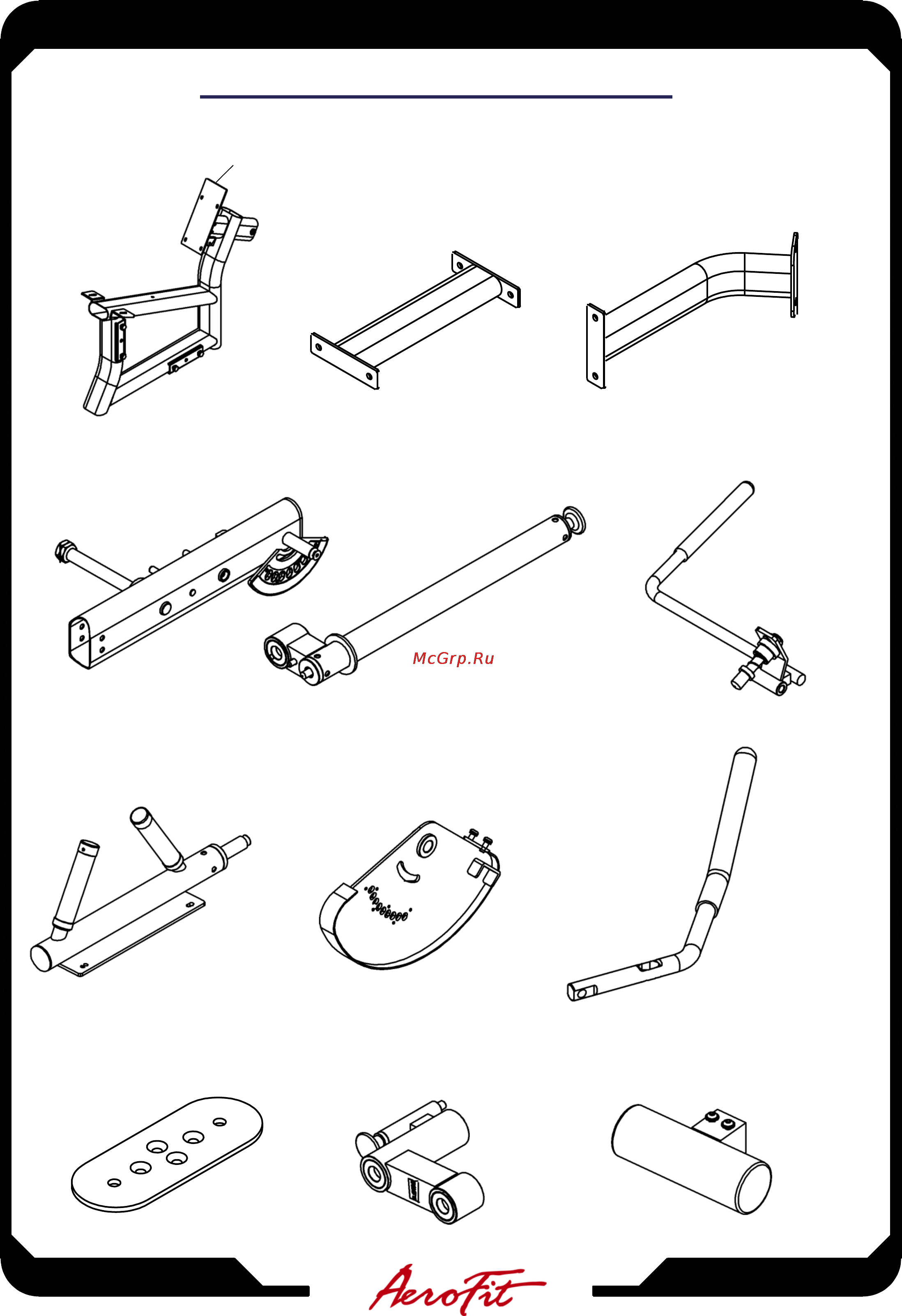 Aerofit MLC-400 [8/22] Mlc400 assembly instructions