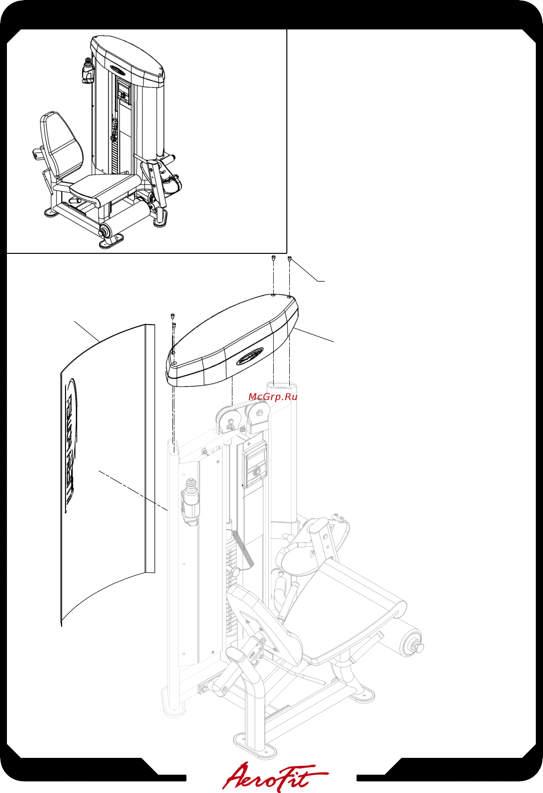 Aerofit MLE-200 [22/22] Mle200 assembly instructions