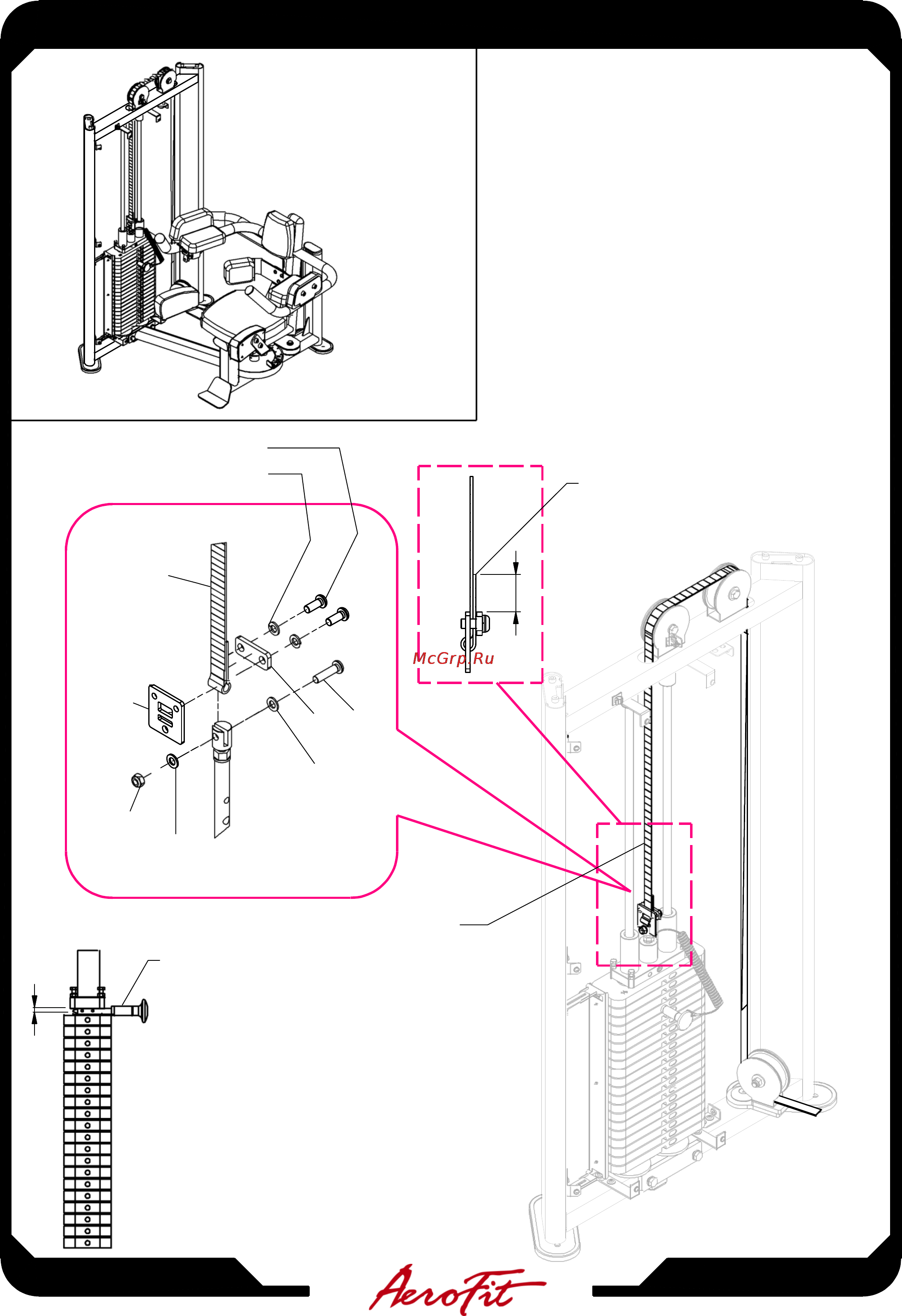 Aerofit MOT-1800 [17/21] Mot1800 assembly instructions