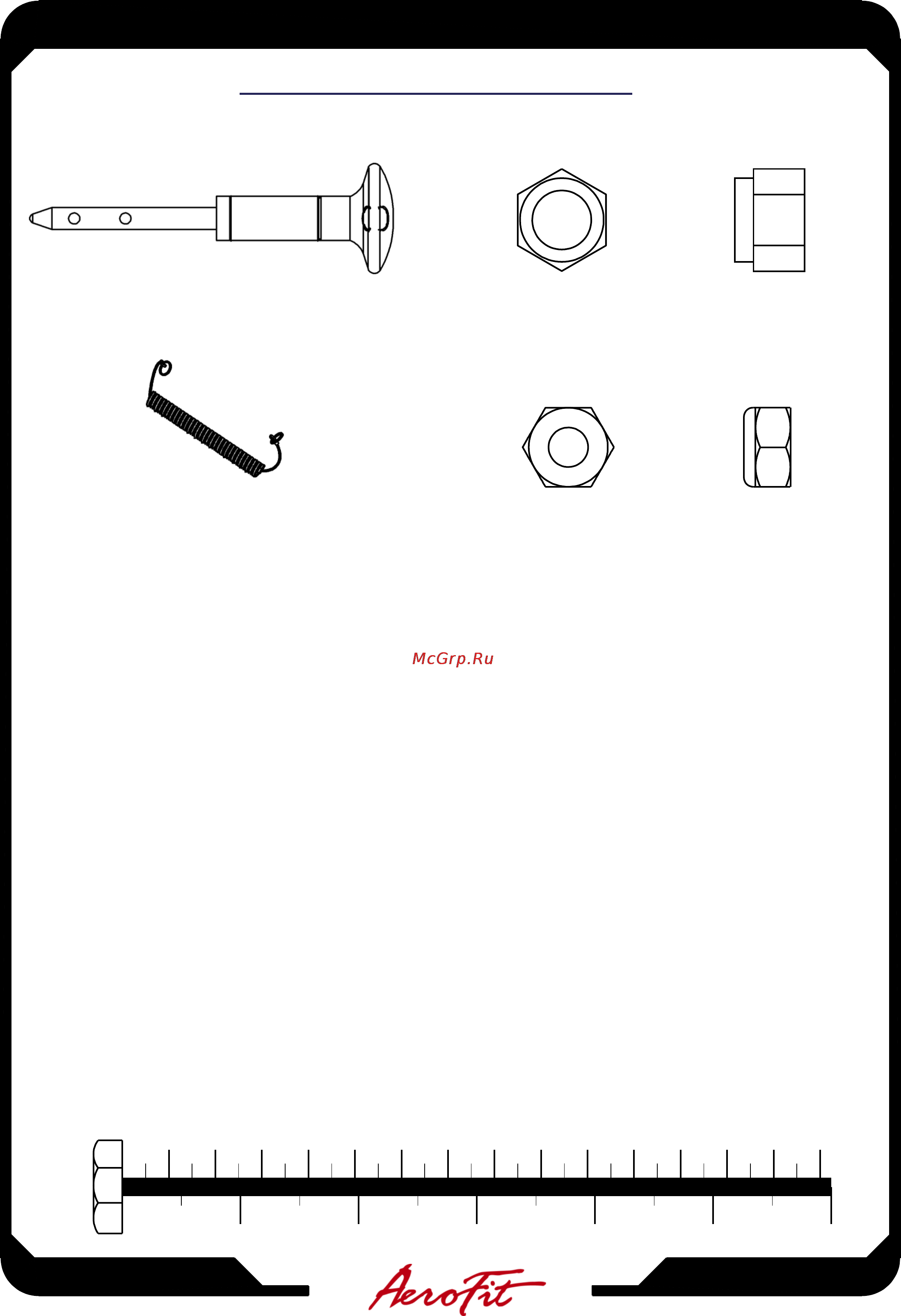 Aerofit MOT-1800 [4/21] Mot1800 assembly instructions