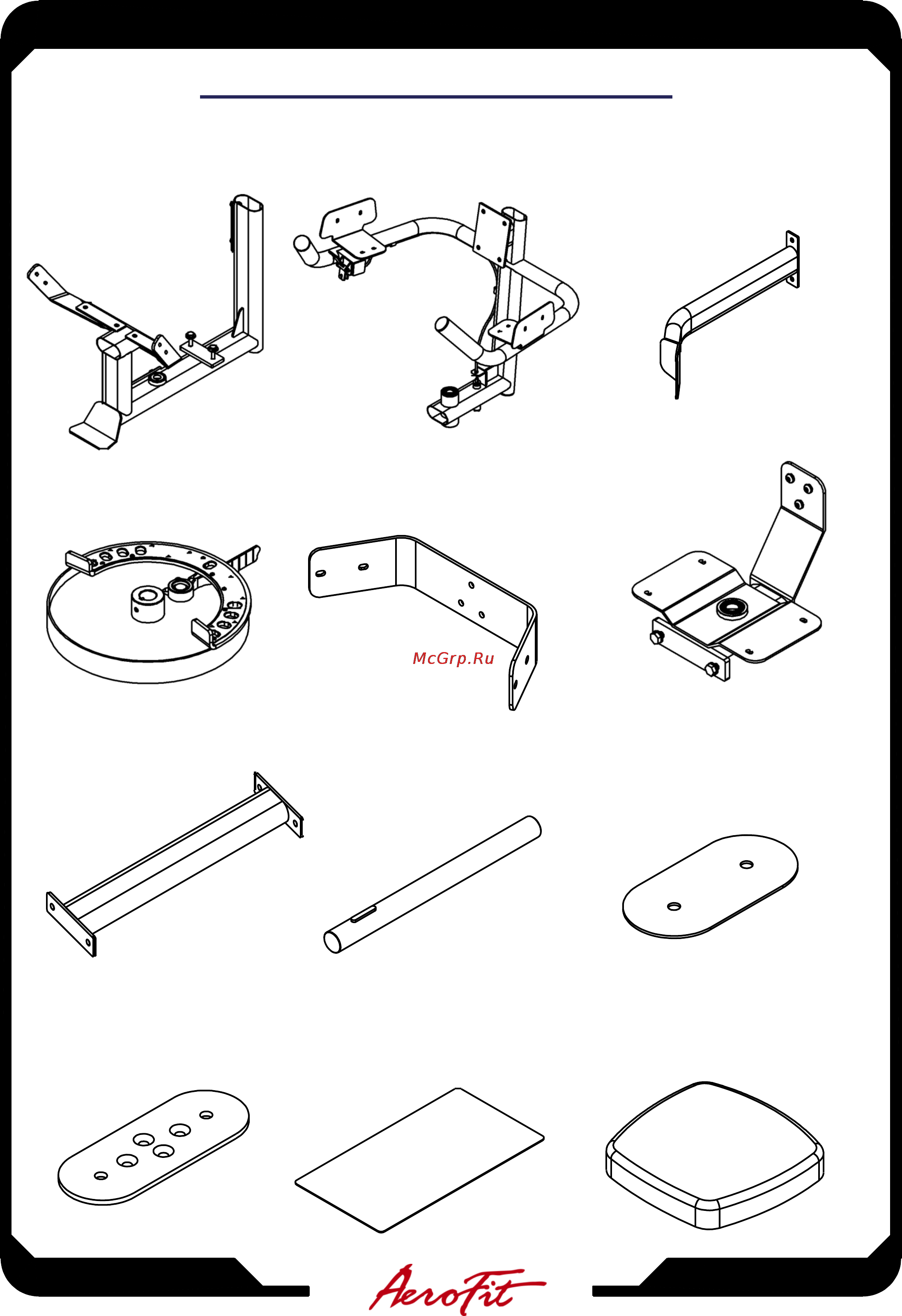 Aerofit MOT-1800 [8/21] Mot1800 assembly instructions