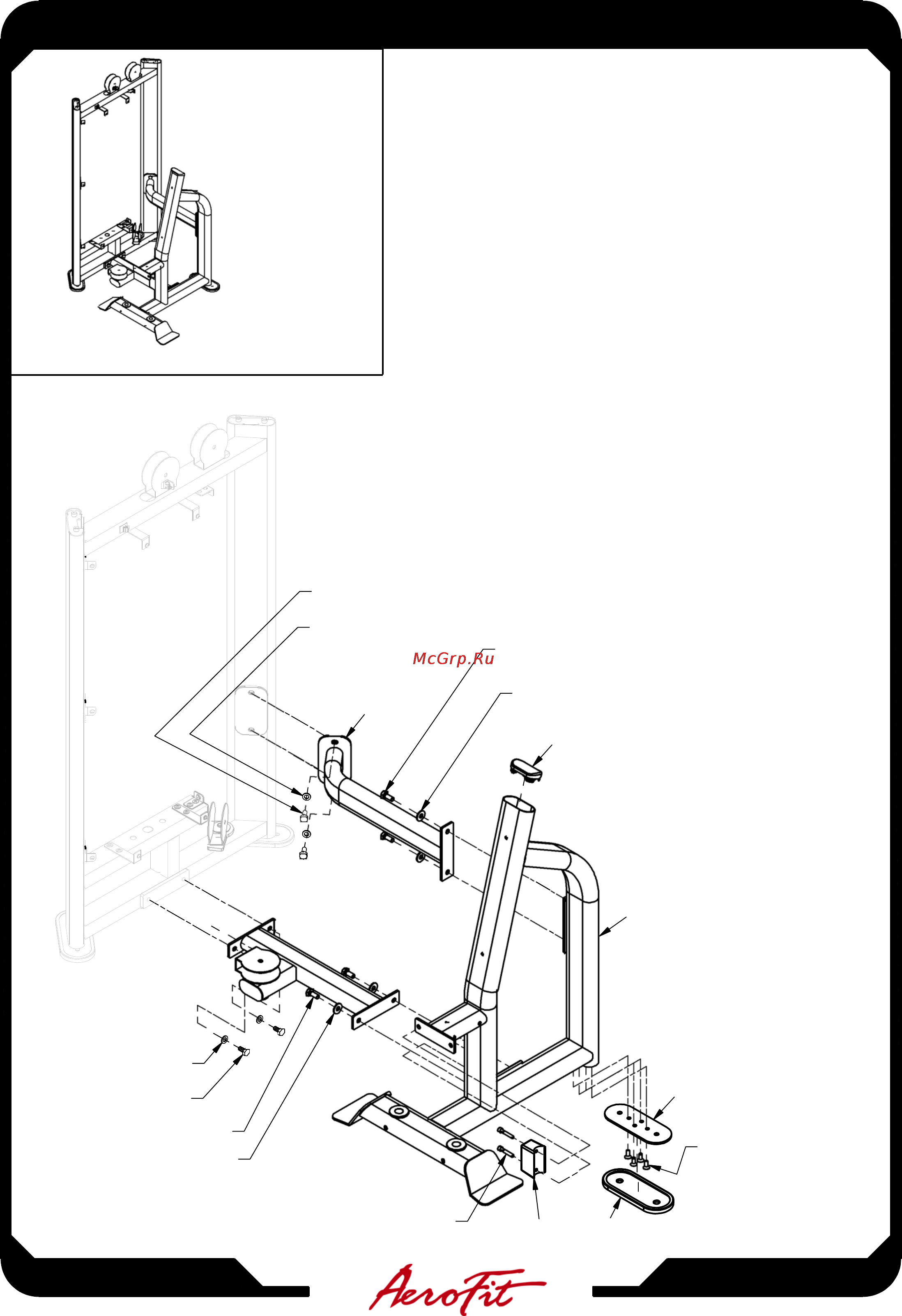 Aerofit MTH-1100 [16/26] Mth 1100 assembly instructions