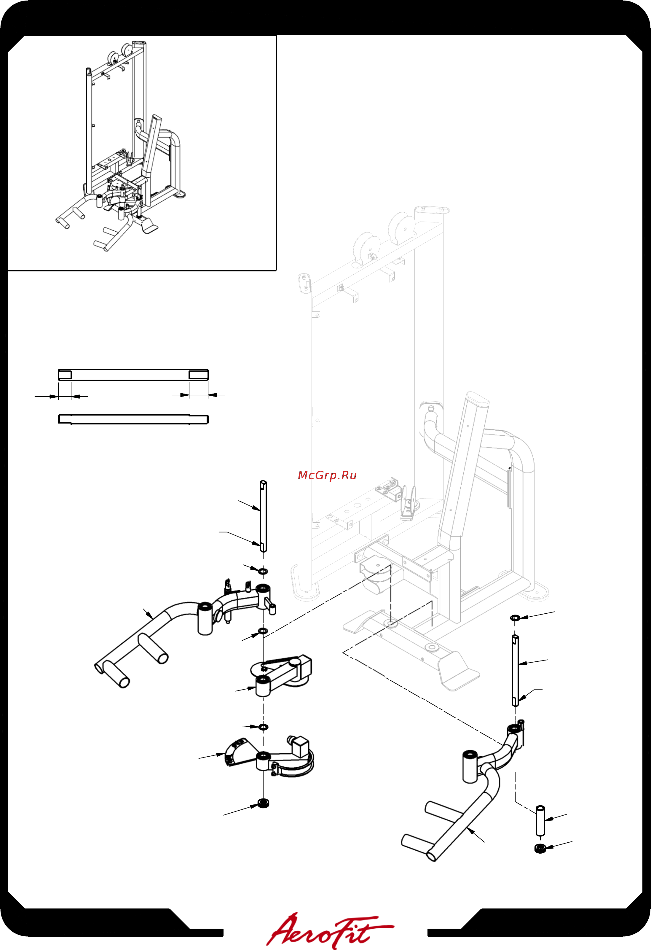Aerofit MTH-1100 [17/26] Mth 1100 assembly instructions
