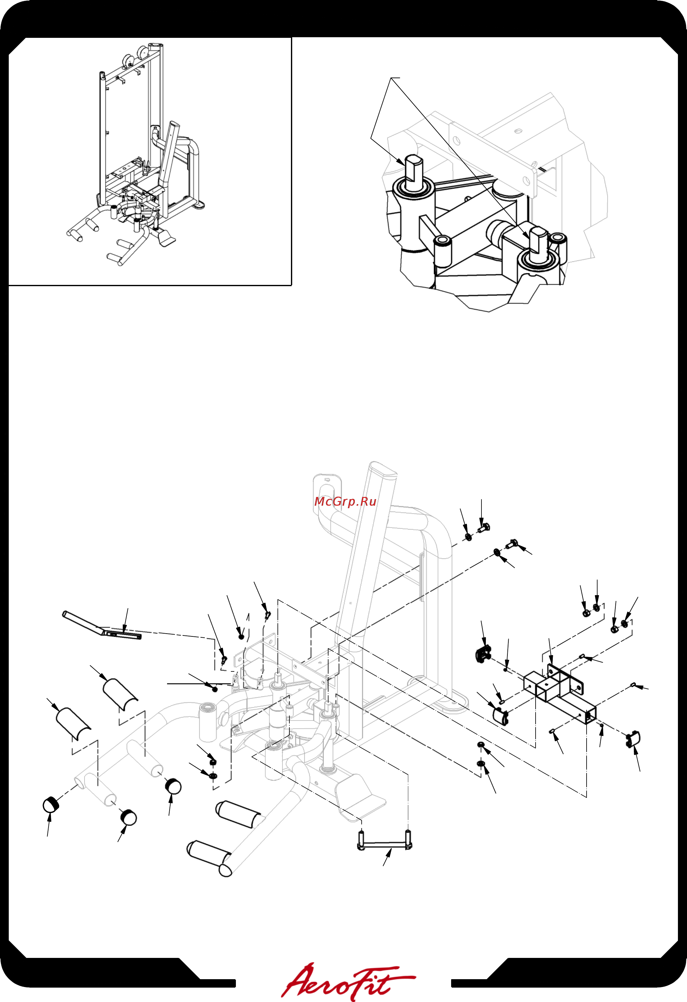 Aerofit MTH-1100 [18/26] Mth 1100 assembly instructions