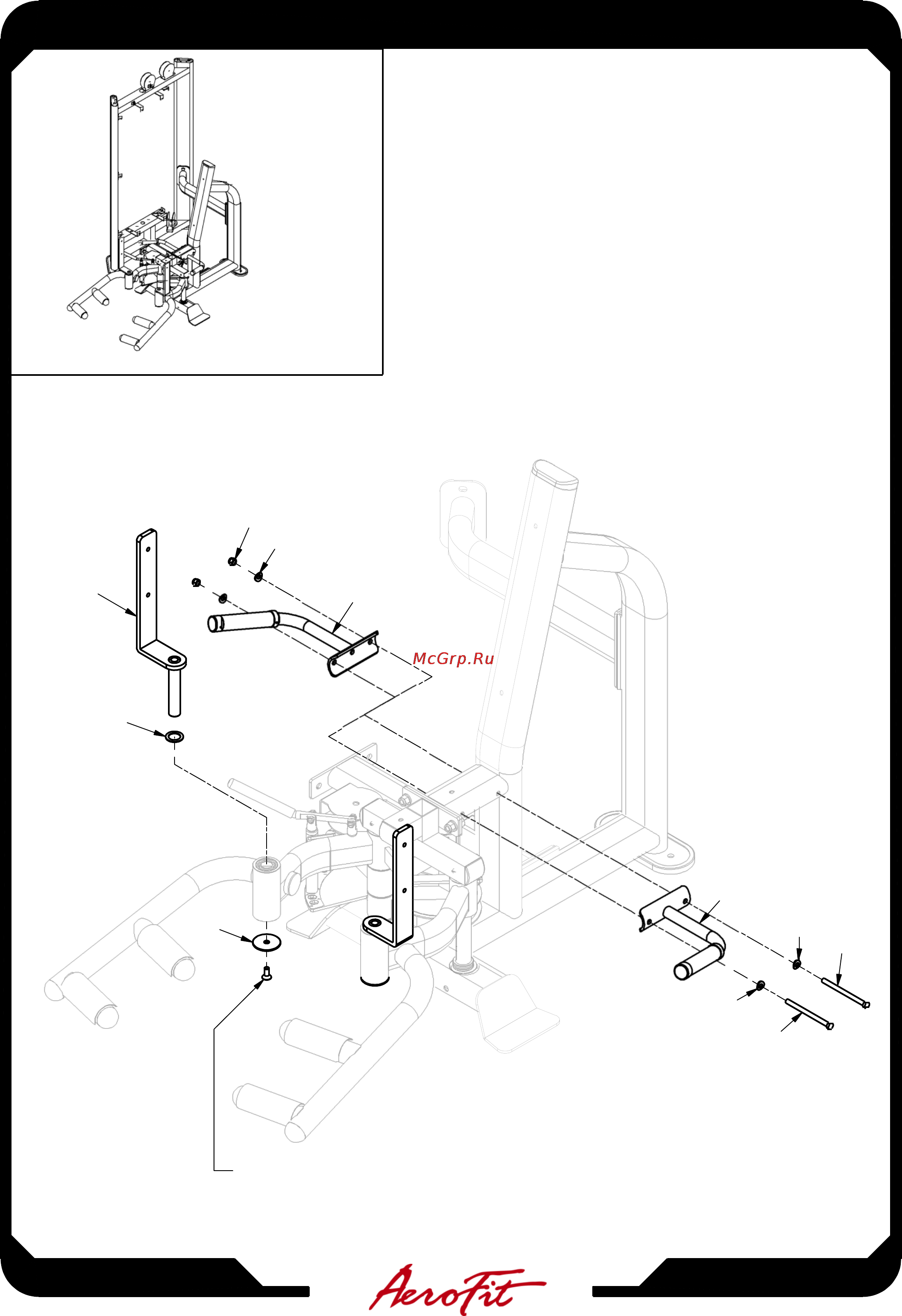 Aerofit MTH-1100 [19/26] Mth 1100 assembly instructions