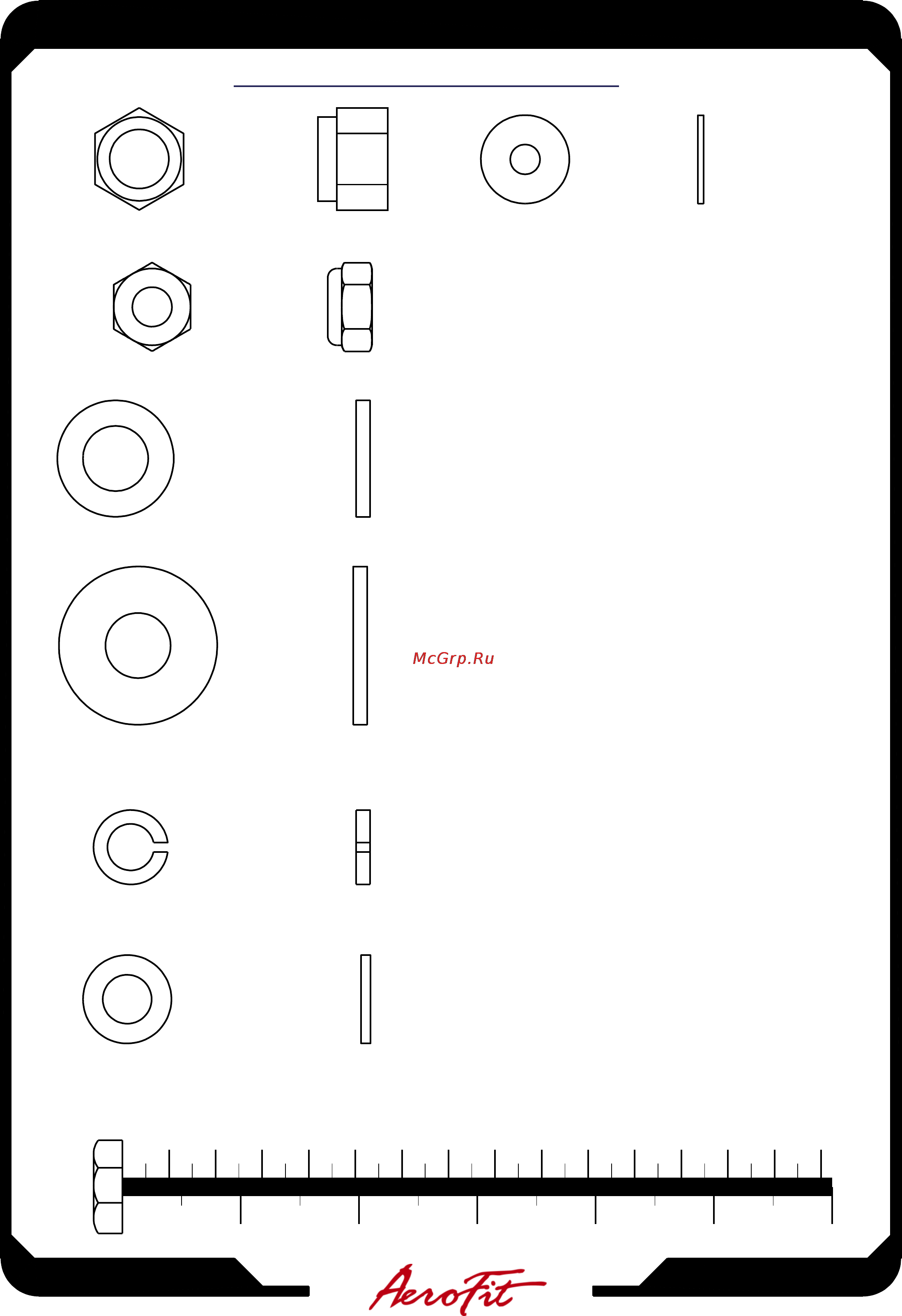 Aerofit MTH-1100 [6/26] Mth 1100 assembly instructions