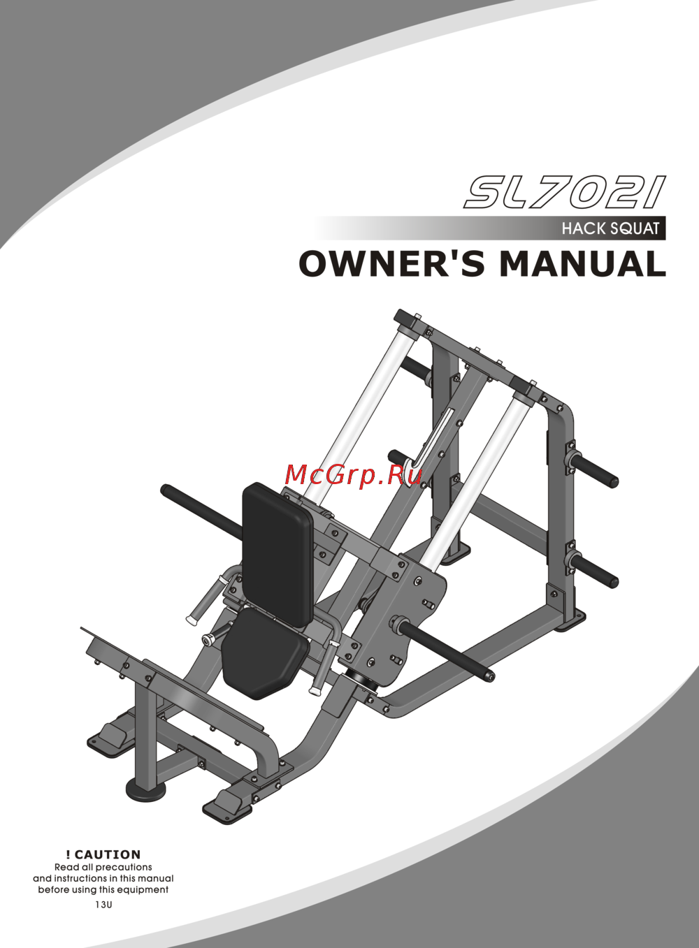 Aerofit Профессиональный, Стандартные диски SL7021 Руководство пользователя
