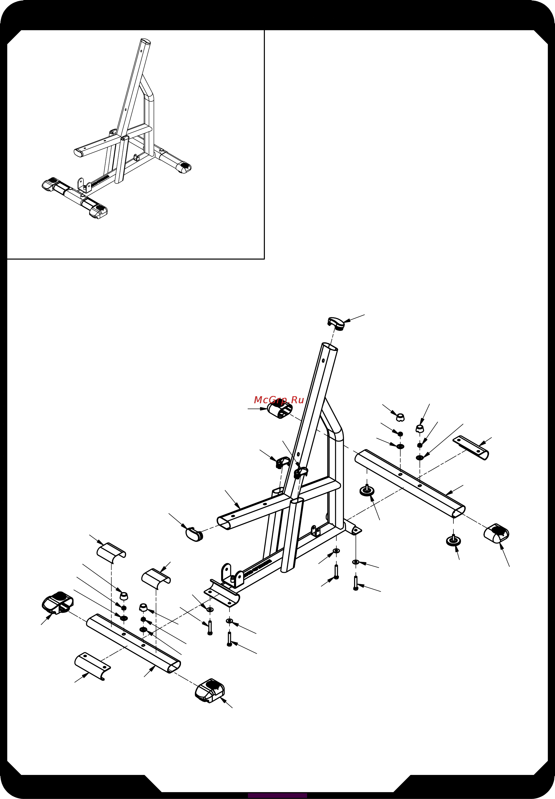 Aerofit CBP300 [6/8] Assembly instructions