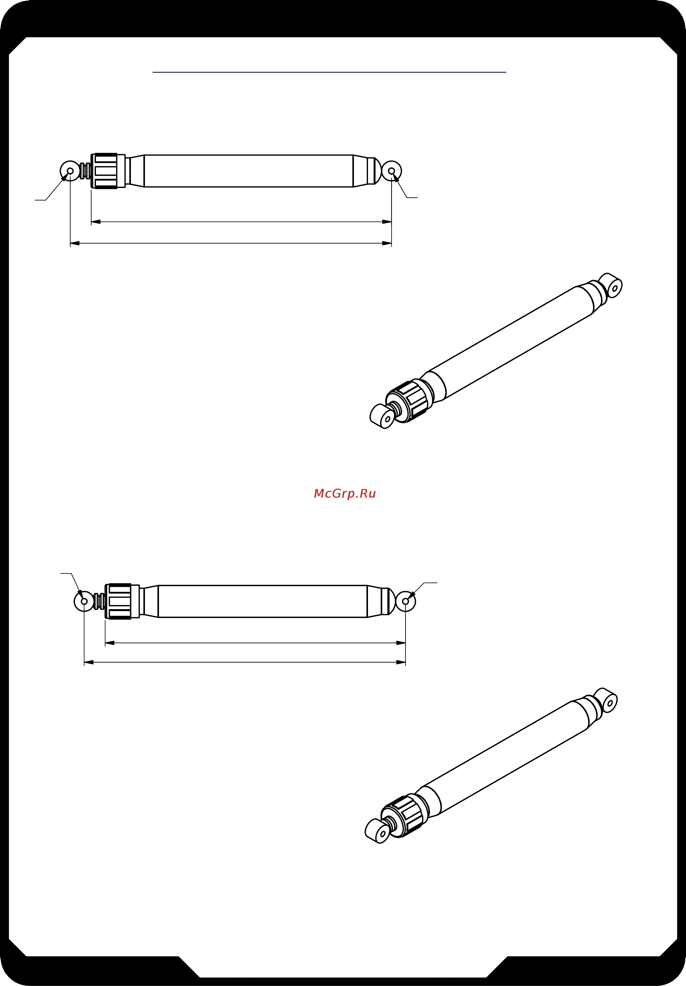 Aerofit CSP900 [8/9] Cylinder description and assembly instruction