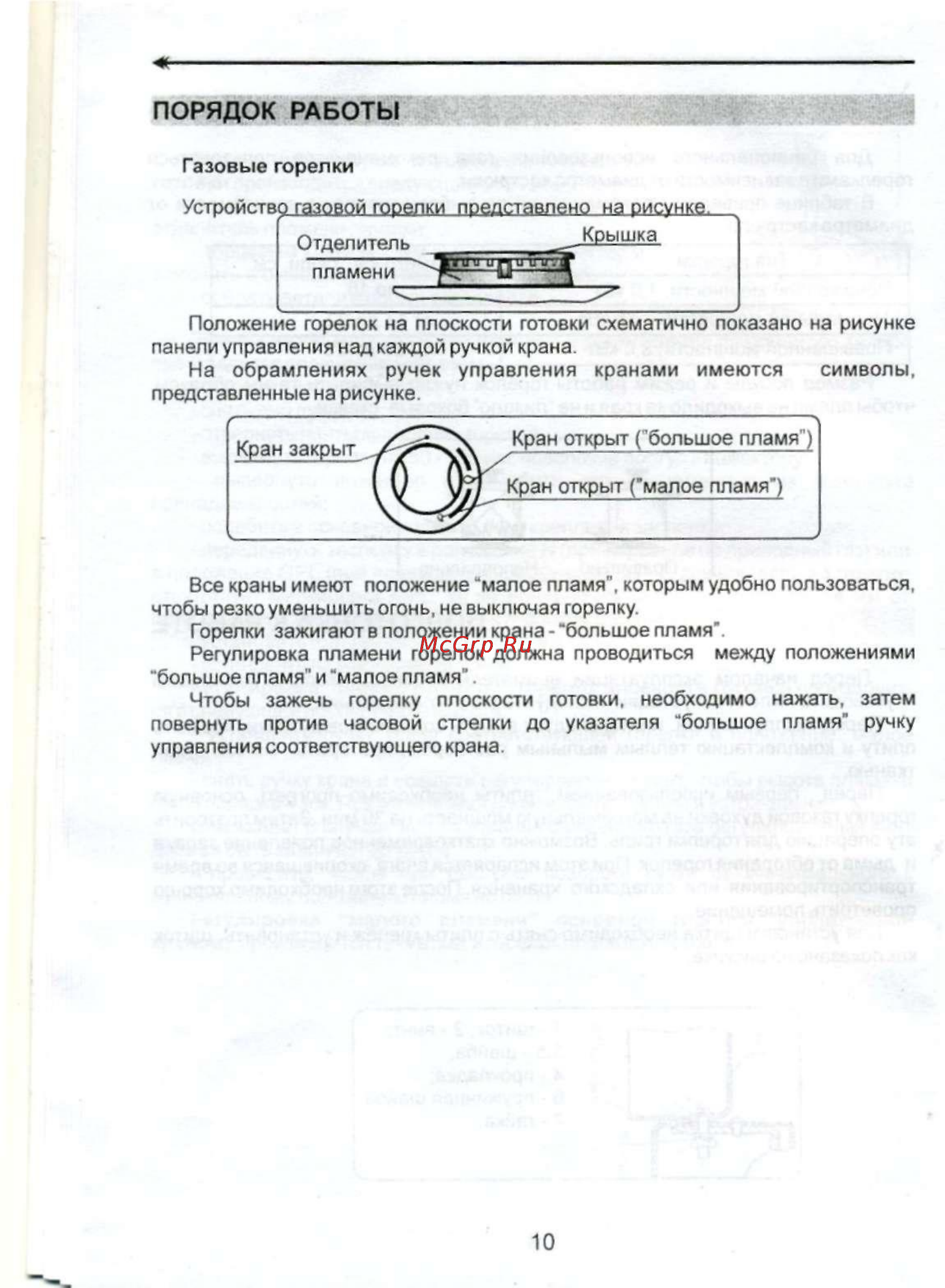 De luxe 5040.38г (щ) белая [11/18] Порядок работы
