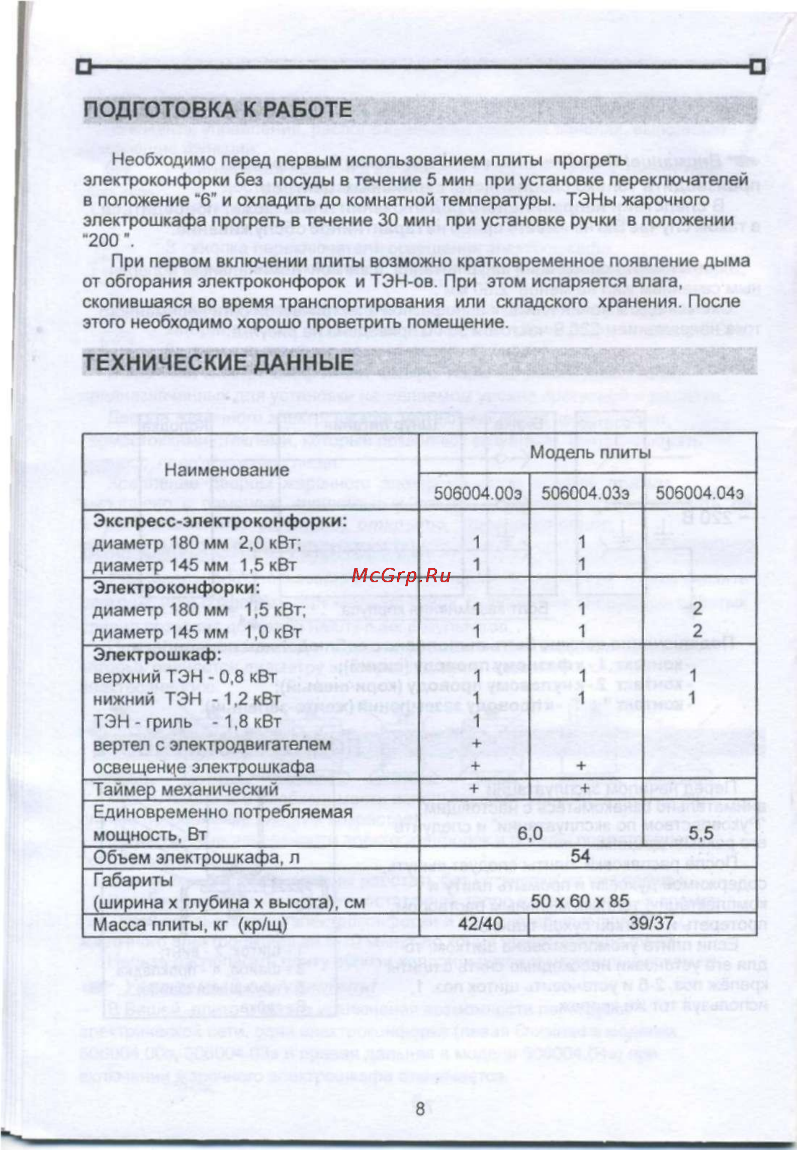 De luxe 506004.00э (кр) [10/21] Технические данные