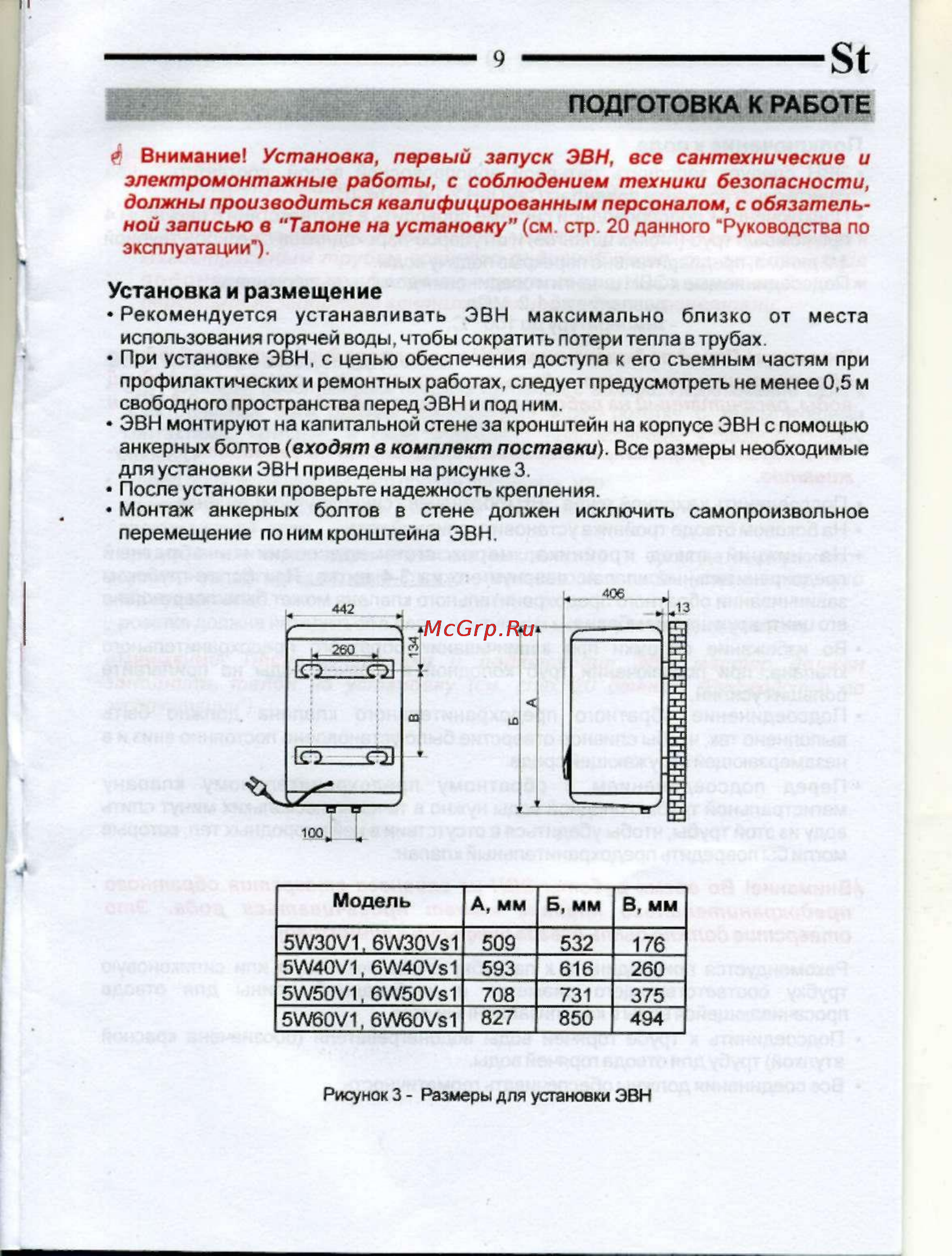 De luxe 5W30V1 [11/24] Установка и размещение