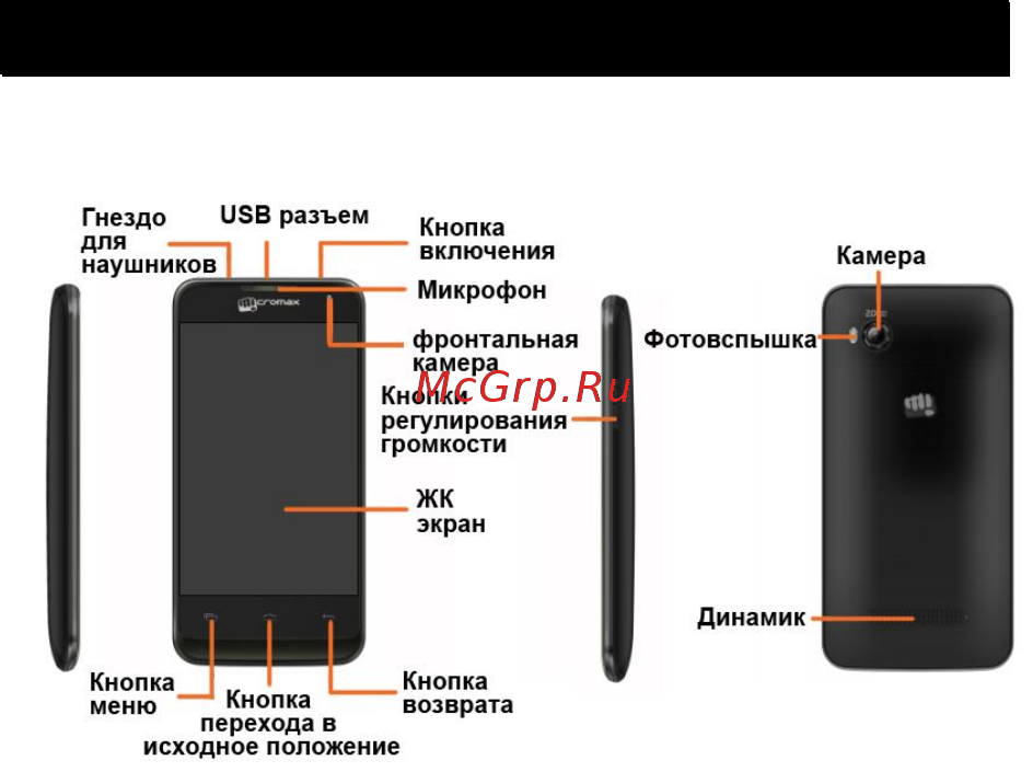 Micromax A36 Black Инструкция по эксплуатации онлайн [2/24] 173758