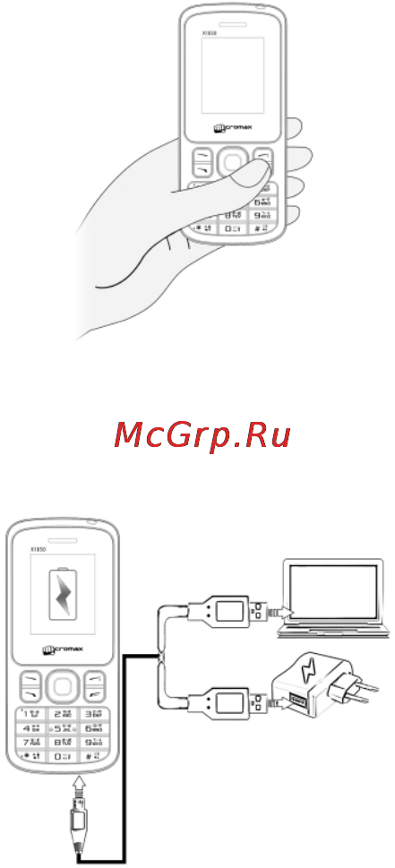 Micromax X1850 JOY [7/21] Заряд батареи