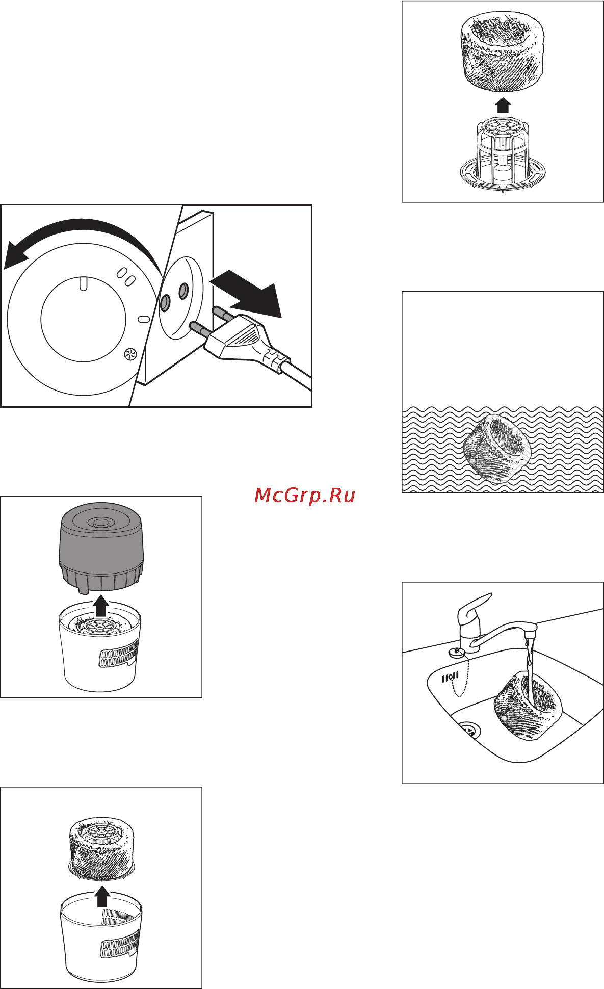 Philips HU 4801 [12/116] Cleaning the humidification filter
