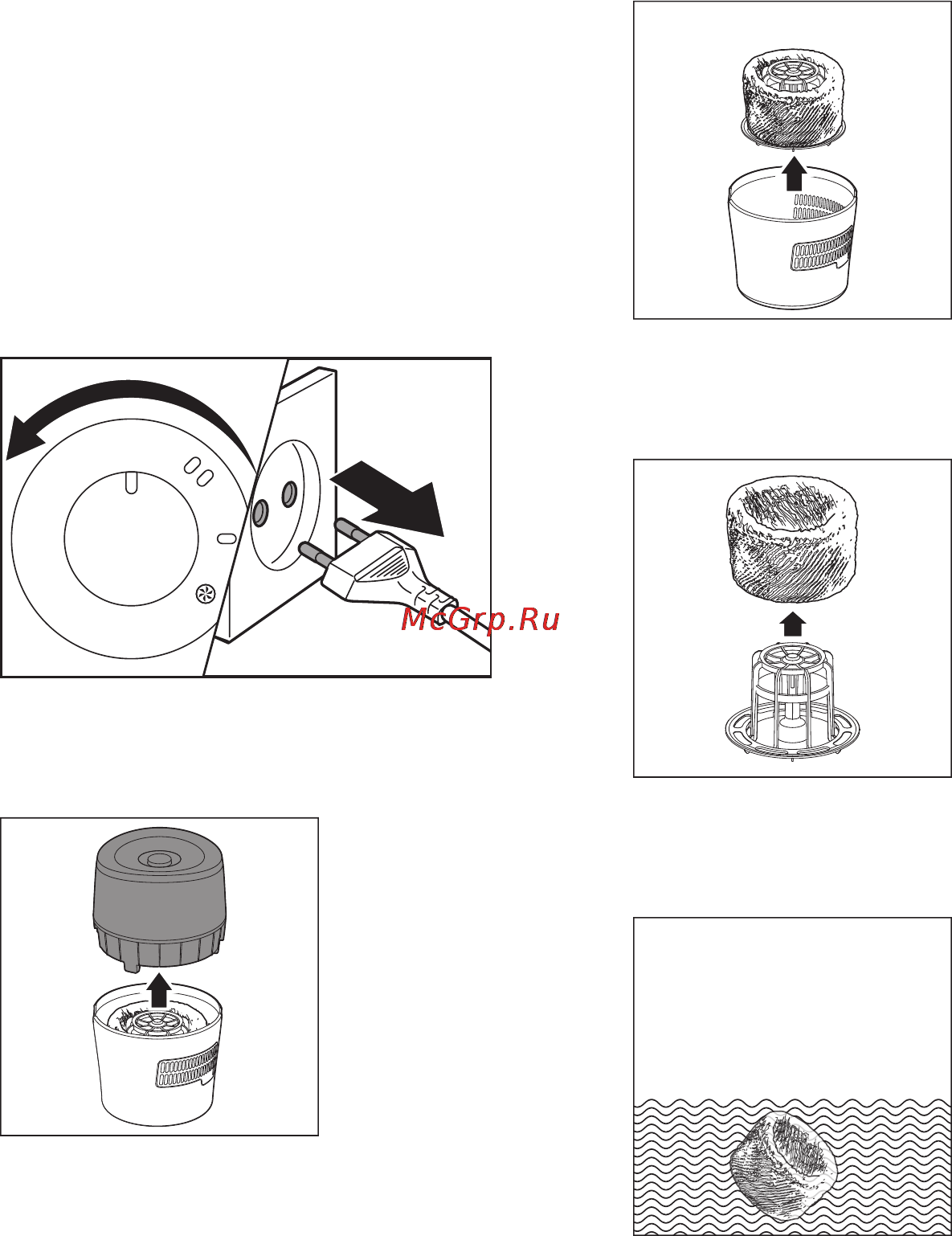 Philips HU 4801 [92/116] Het bevochtig ingsfilter reini gen