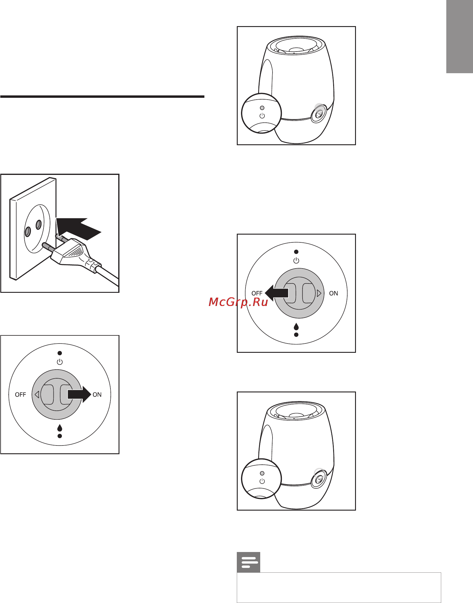 Philips HU 4901 [9/96] Using the