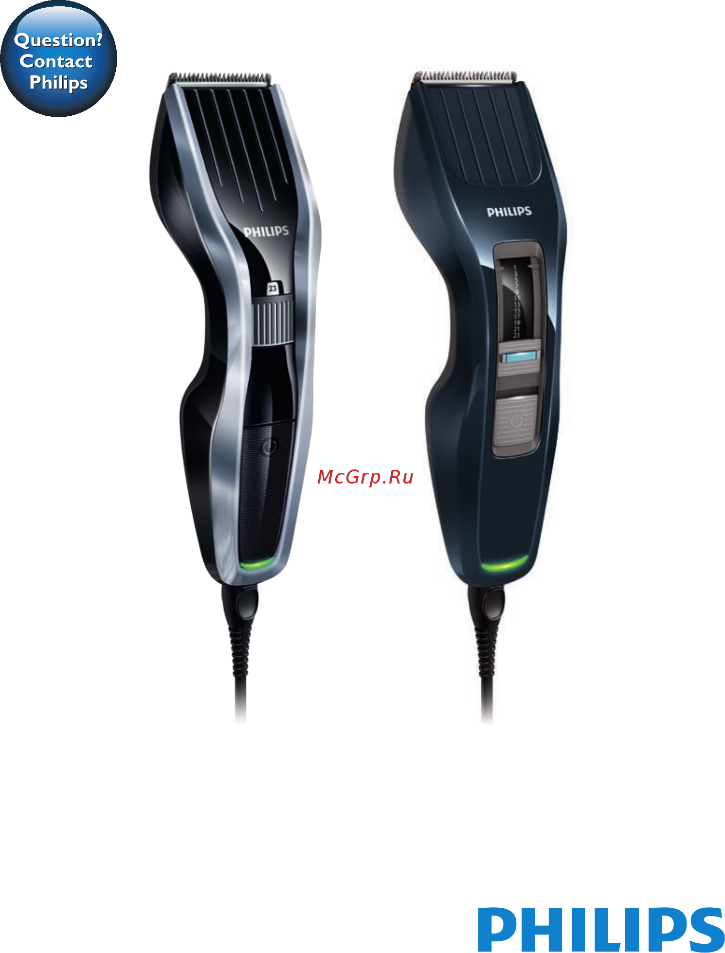 Philips HC3400 Руководство пользователя онлайн