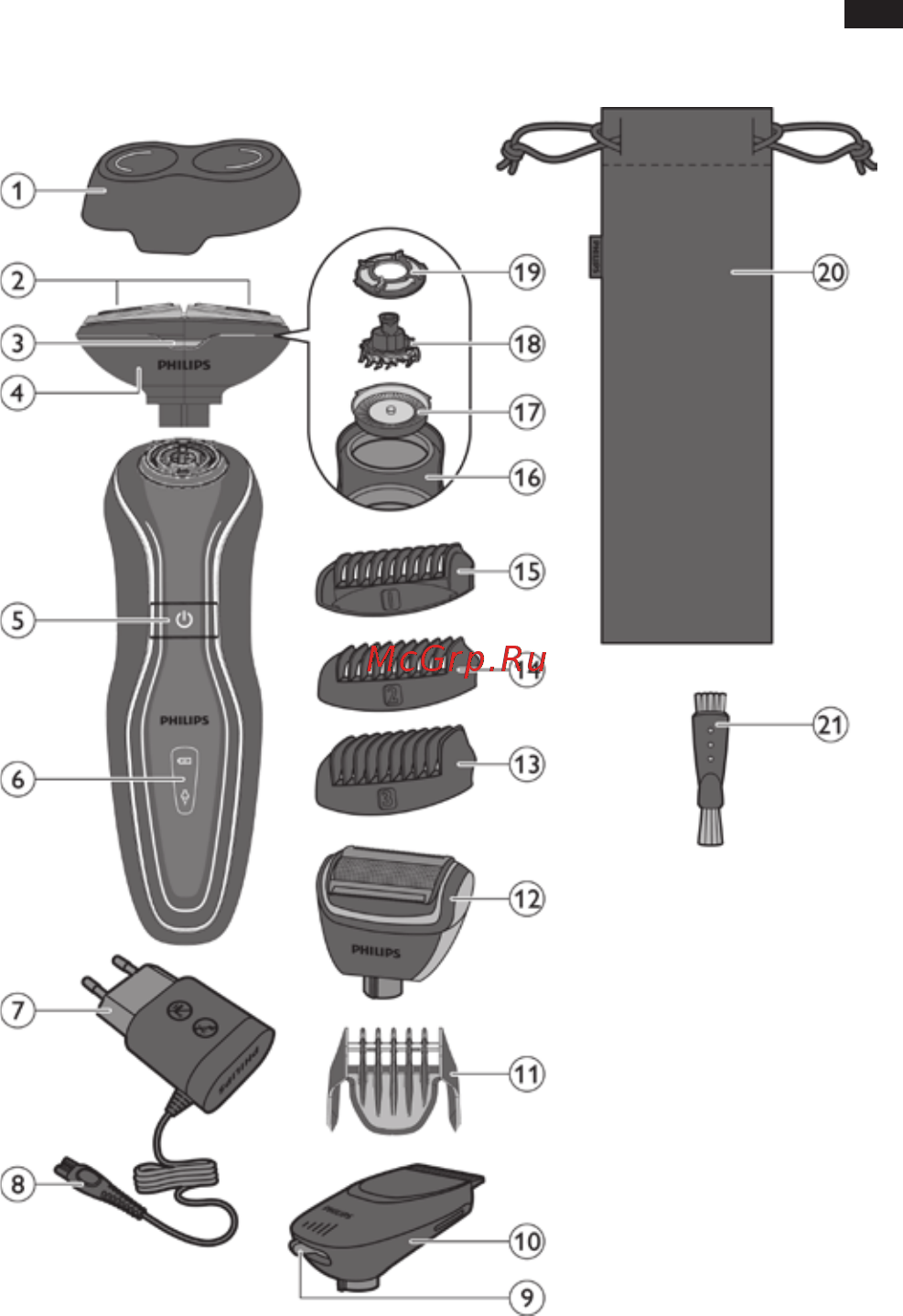 Philips YS511/50 Инструкция по эксплуатации онлайн [4/236] 174240