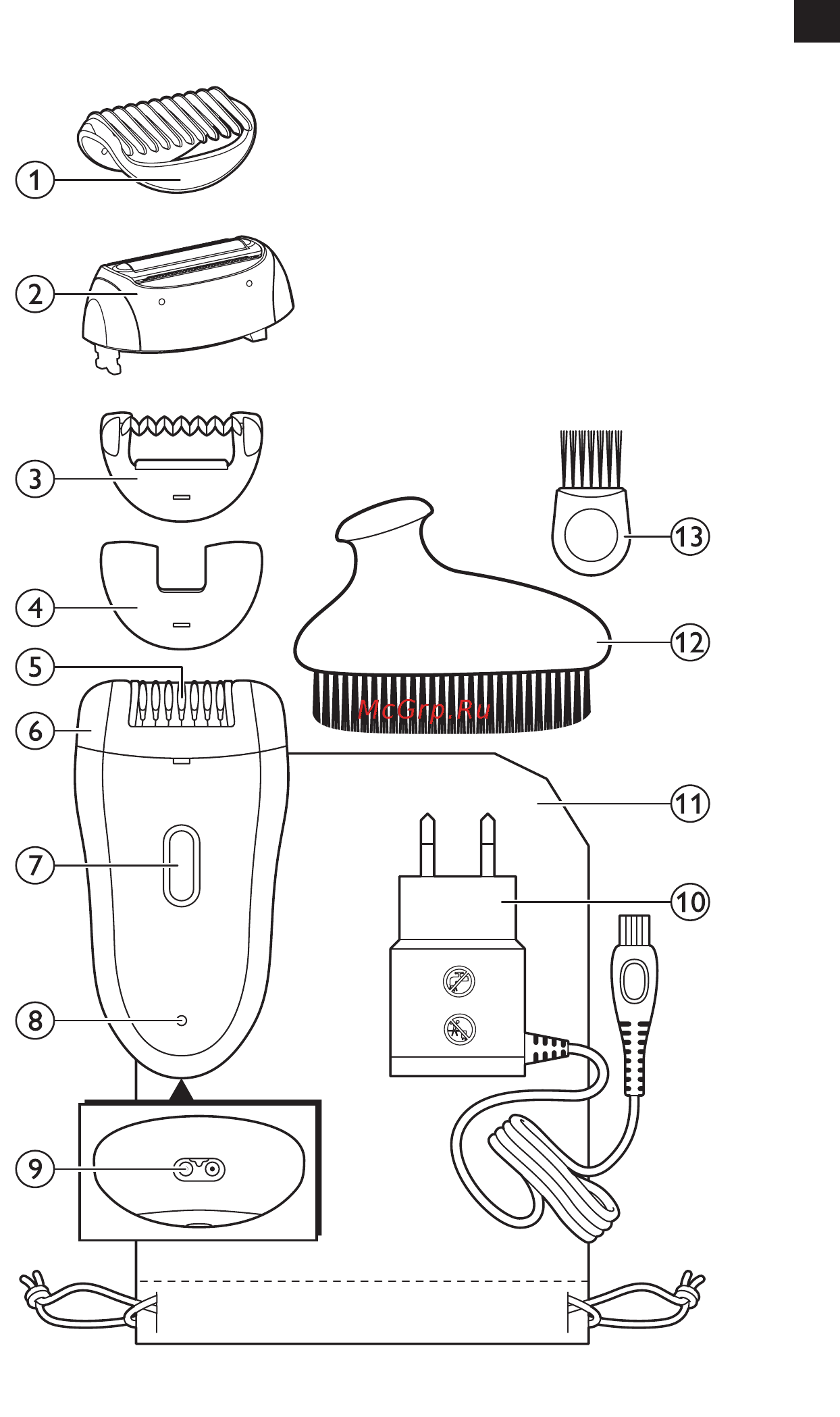 Philips HP 6522 Руководство пользователя онлайн [3/174] 124444