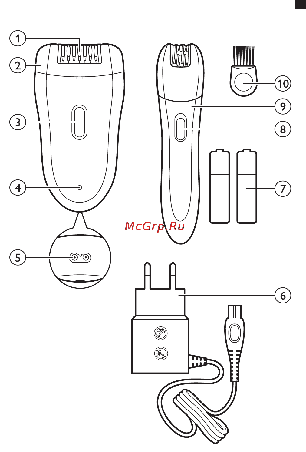 Philips HP 6541 Руководство пользователя онлайн [3/144] 124453