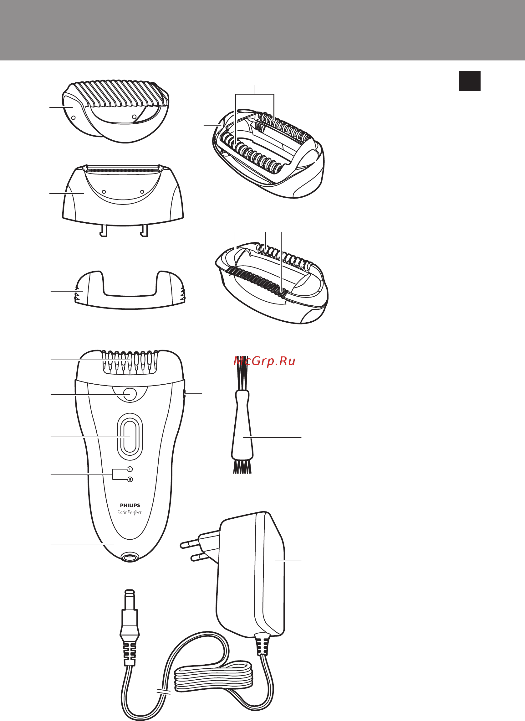 Philips SATINPERFECT HP6570/00 Руководство пользователя онлайн [3/76] 297634